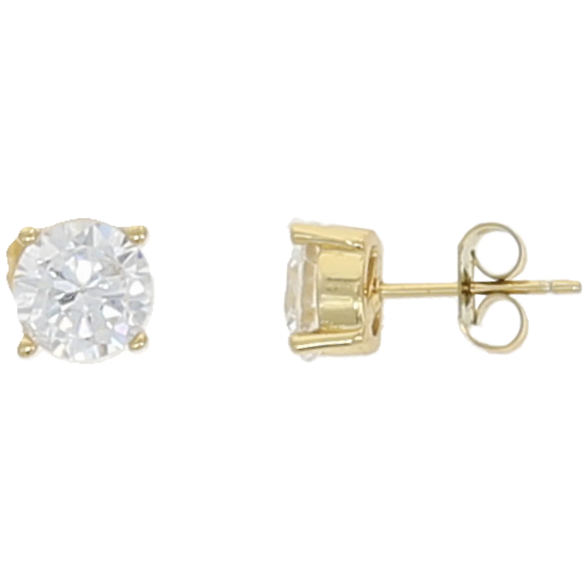 3 Days of Gold Sparkle 18K Gold Plated Cubic Zirconia Necklace, Bracelet, and Earrings Set - Image 6