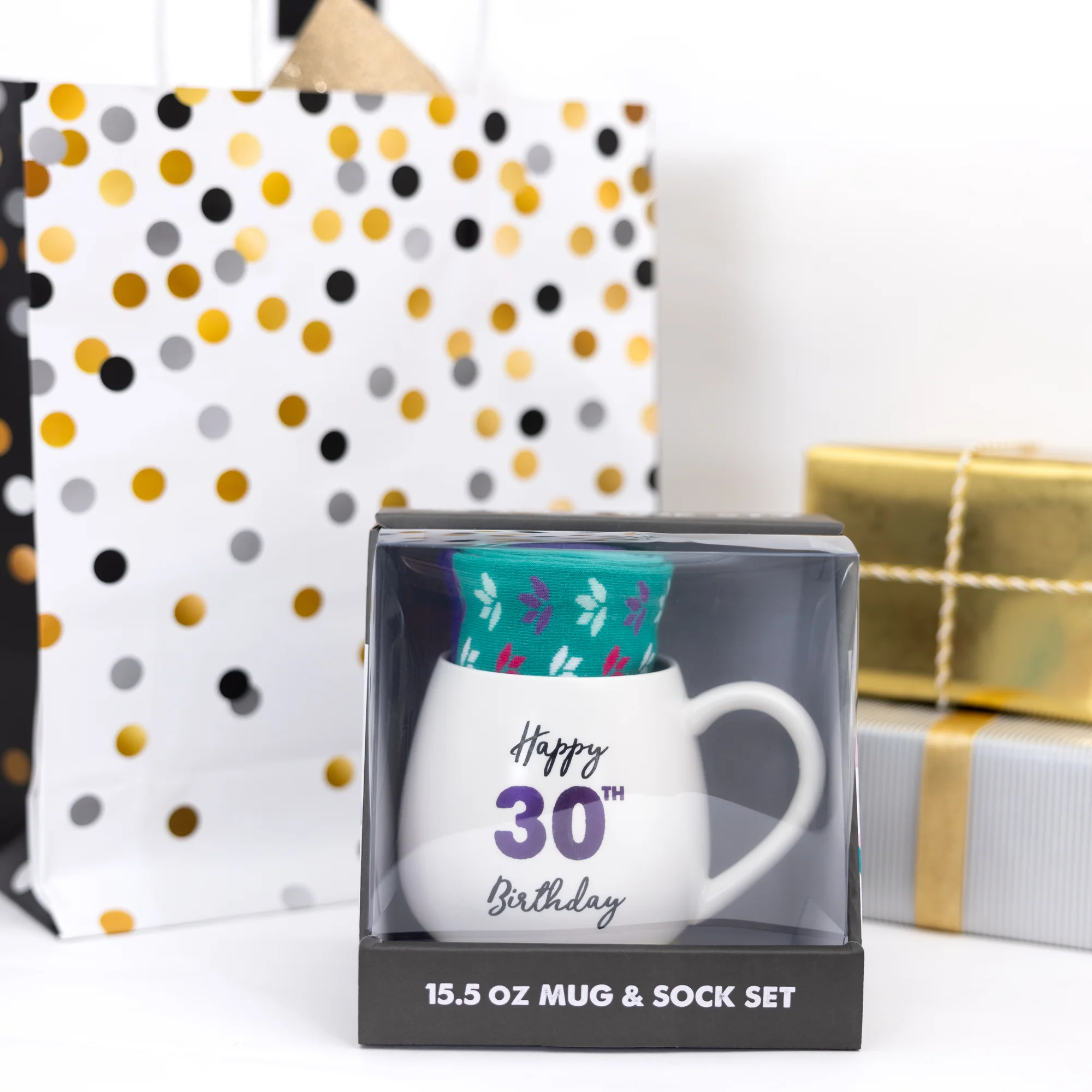 30th Birthday 15.5 oz Mug and Sock Set - Image 11