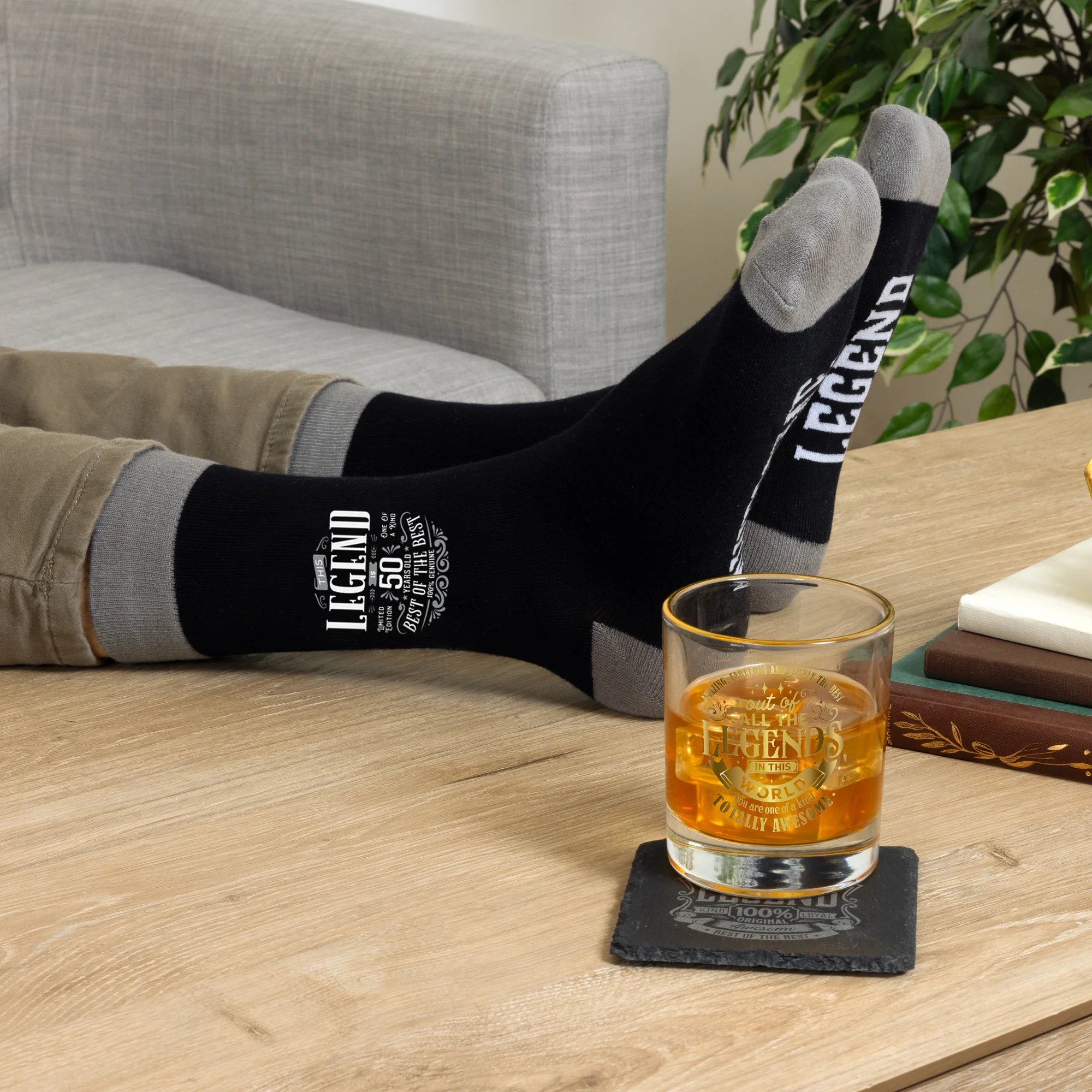 50 Years Bamboo Crew Socks - Image 3