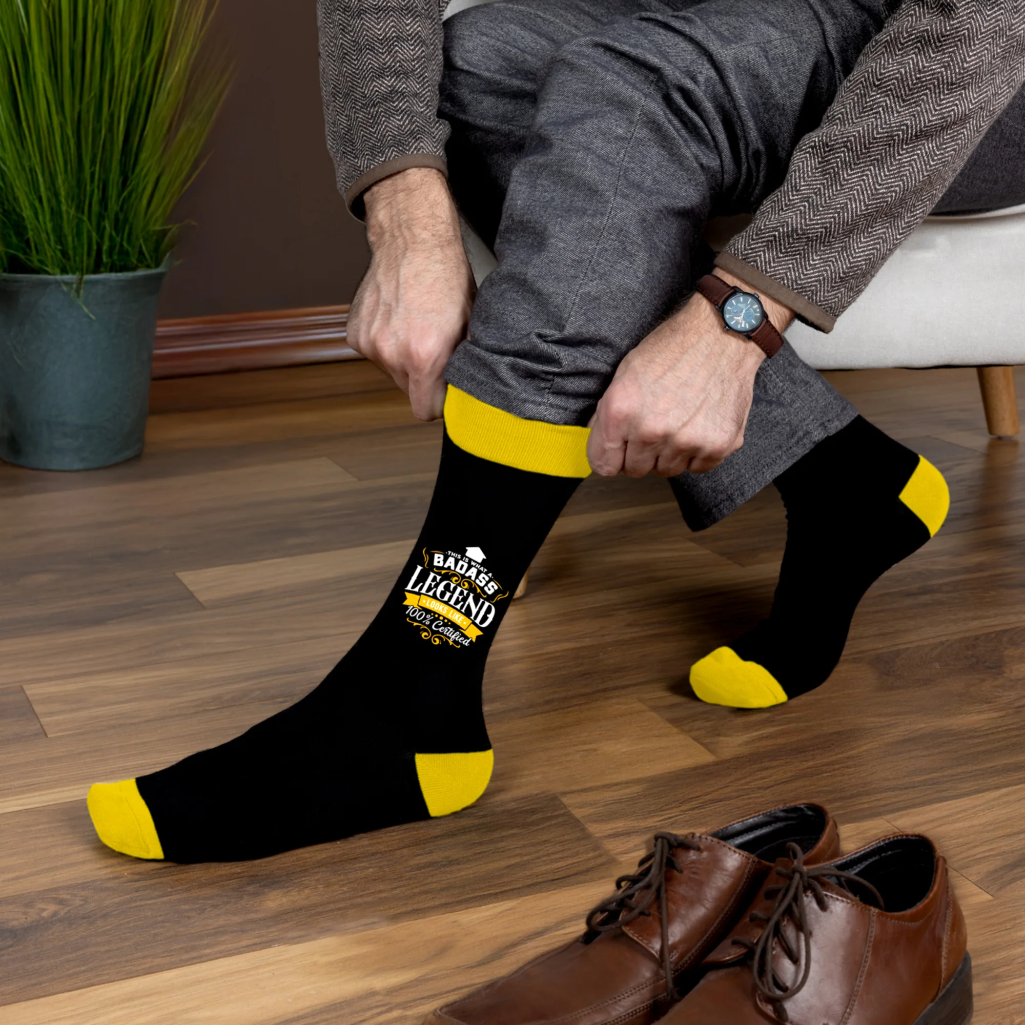 Badass Bamboo Crew Socks - Image 2