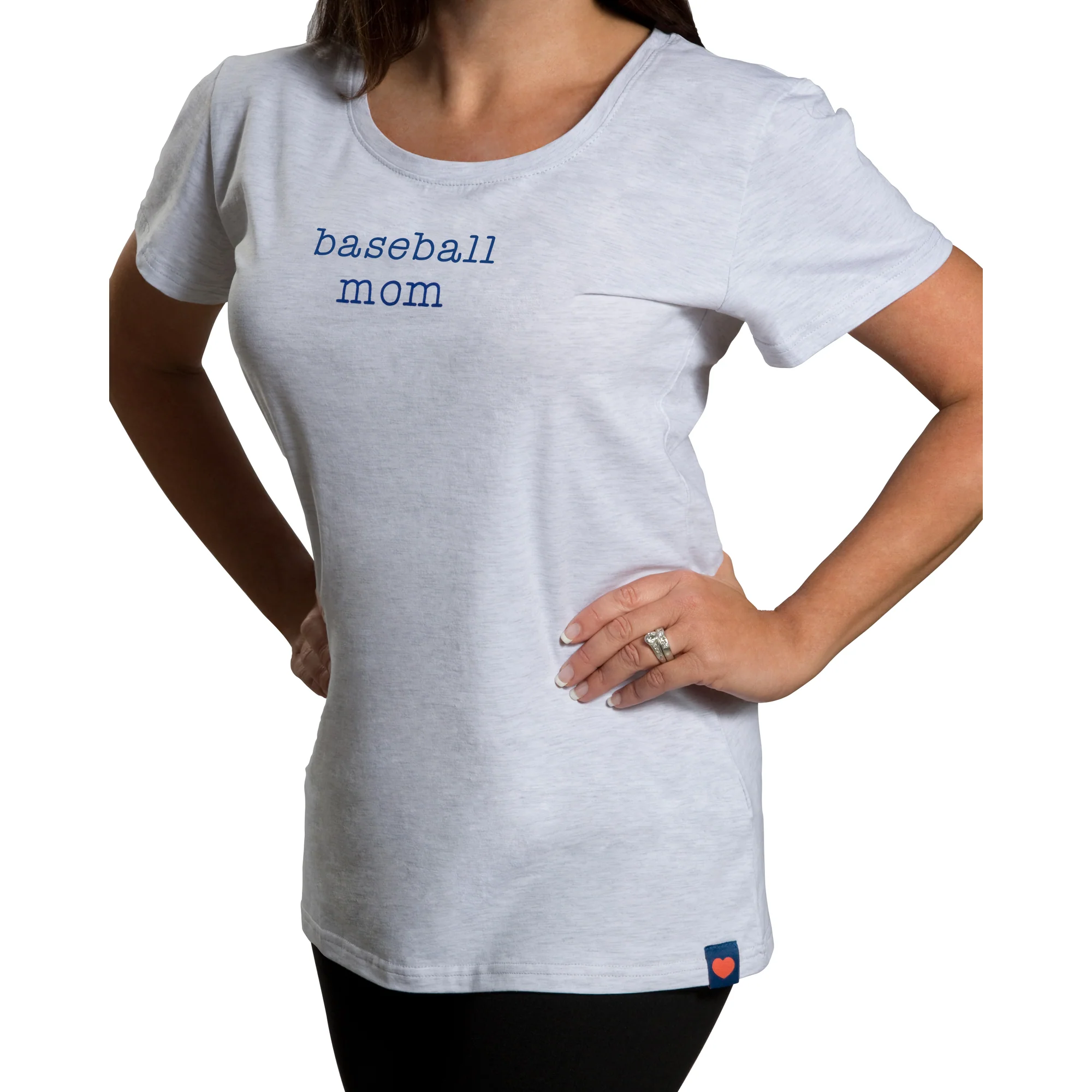 Baseball Mom Small Gray T-Shirt - Image 16