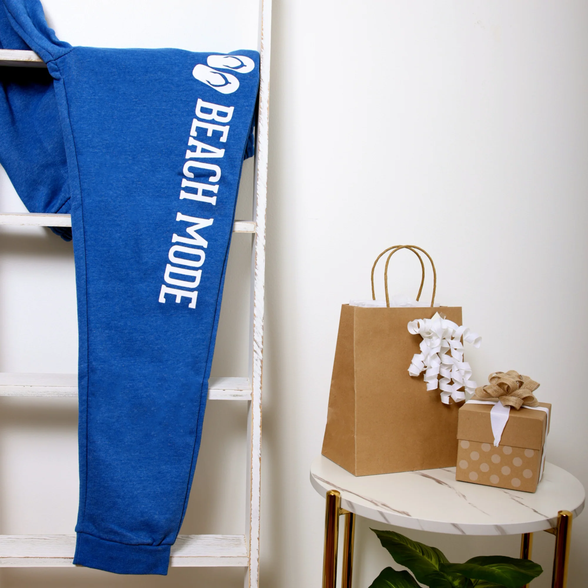 Beach Mode Small Blue Unisex Jogger - Image 21