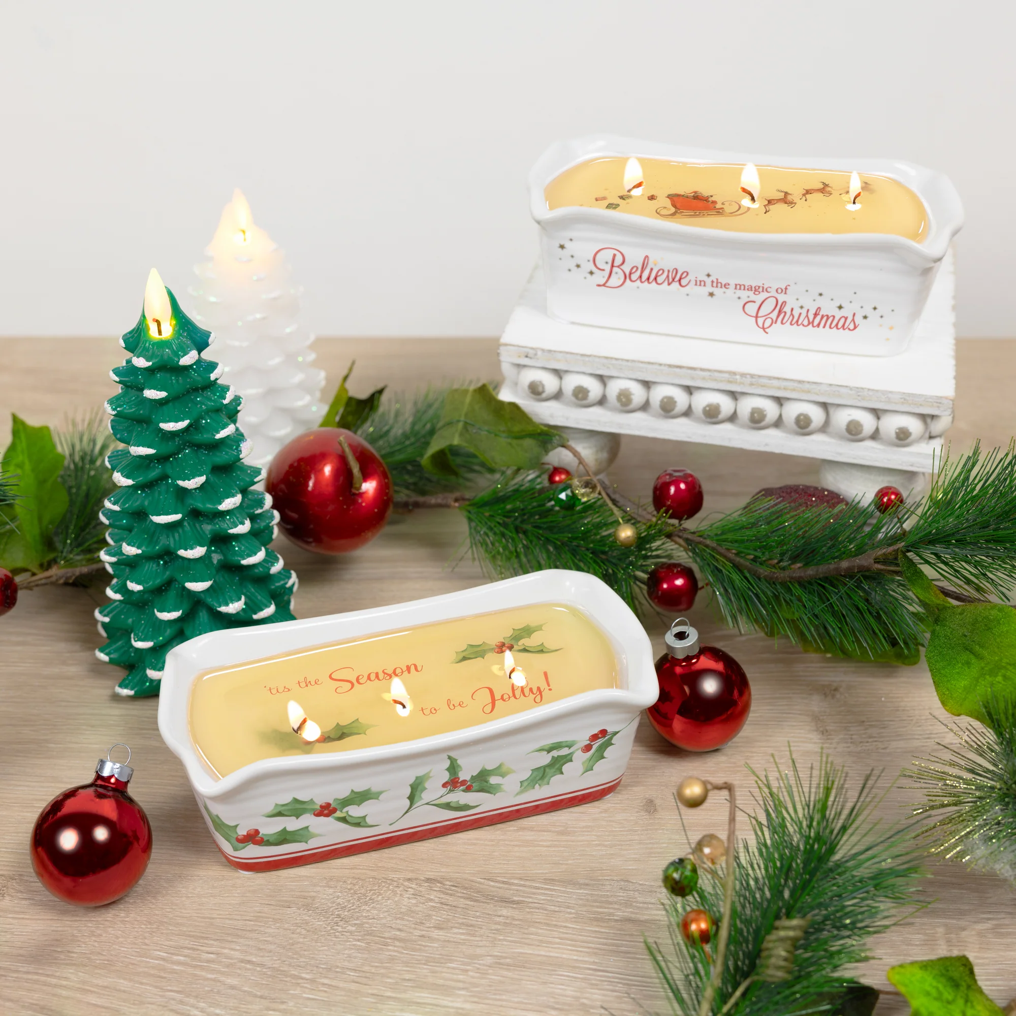 Believe 12 oz - 100% Soy Wax Reveal Triple Wick Candle Scent: Vanilla Cinnamon - Image 3