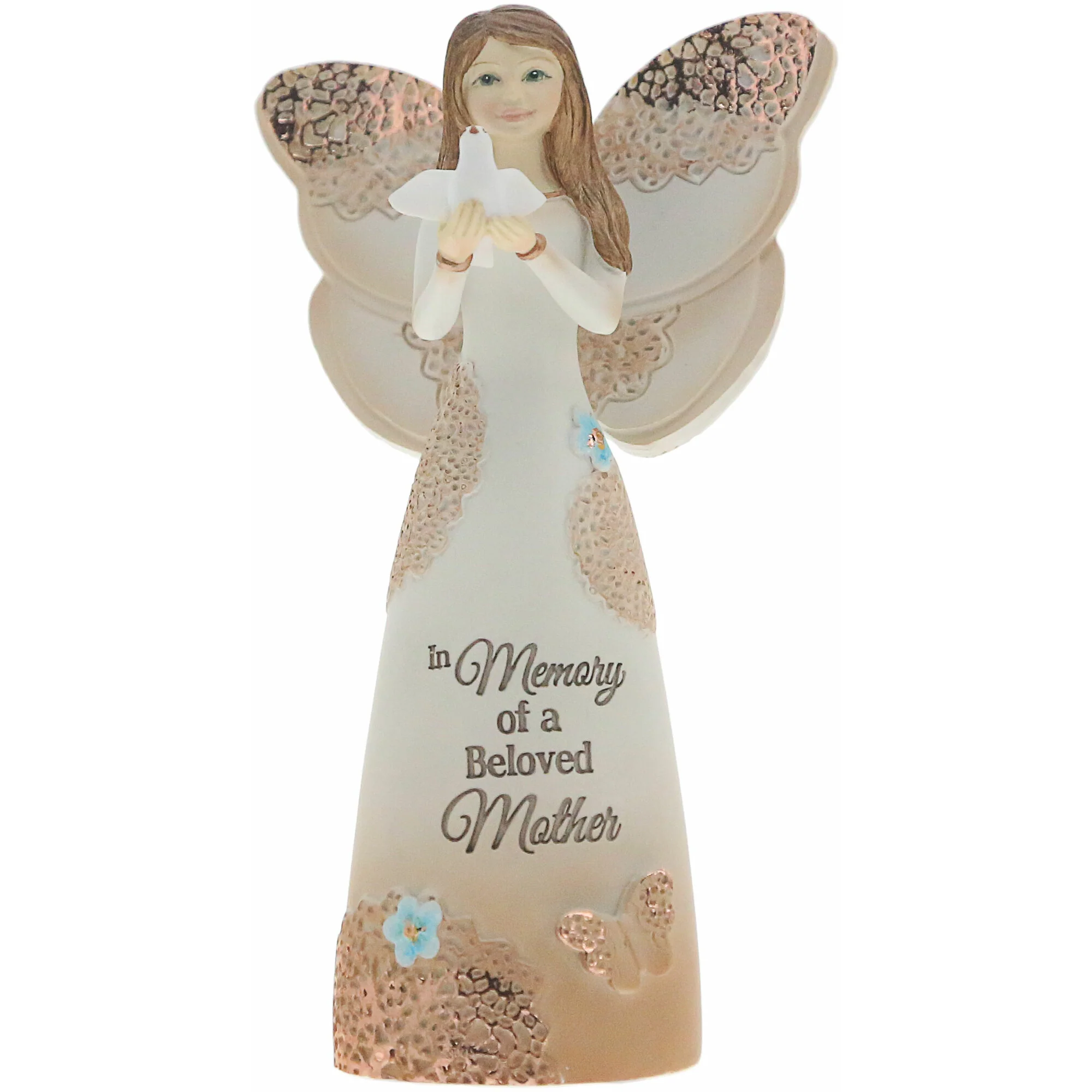 Beloved Mother 5.5" Angel Holding Dove - Image 6