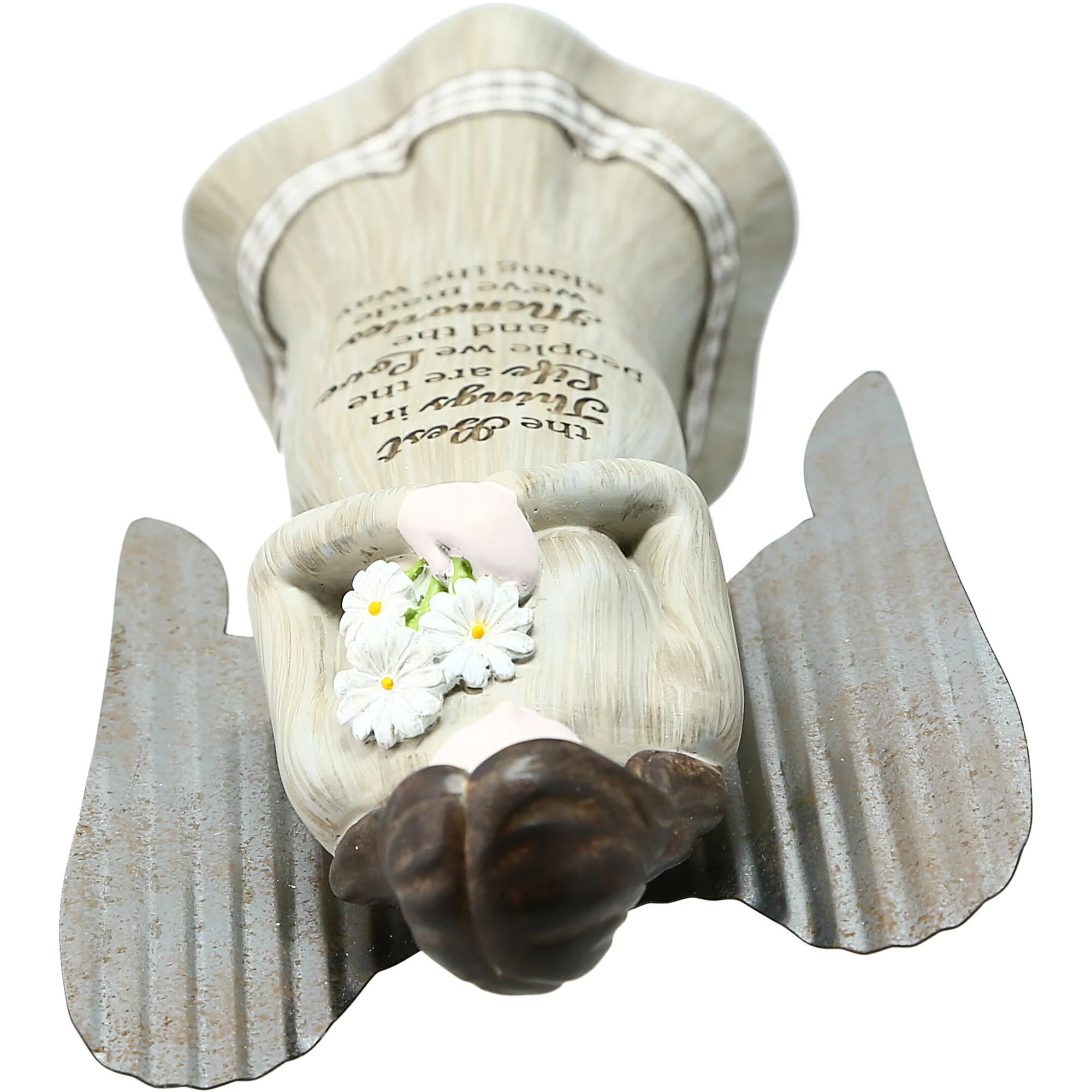 Best Things 9" Angel Holding Flowers - Image 11