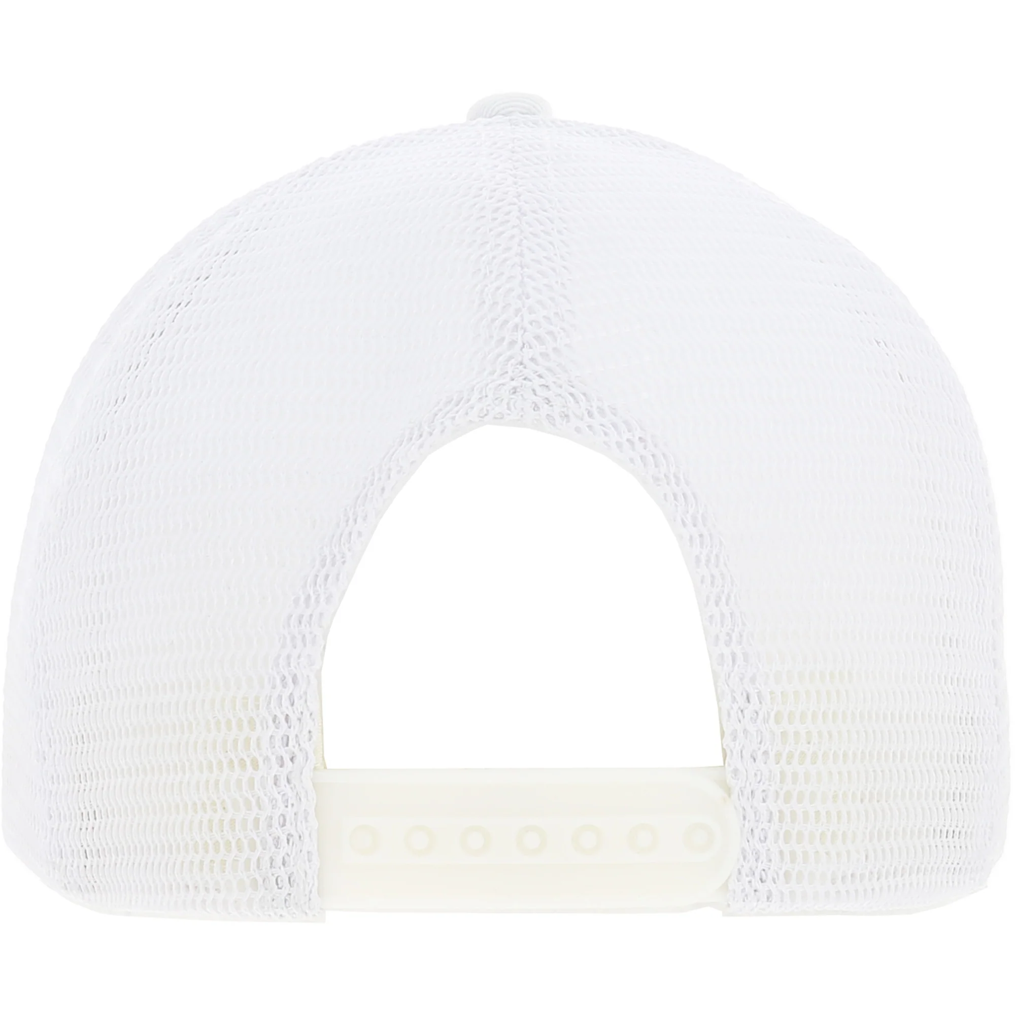 Blank White Mesh White Adjustable Hat - Image 4