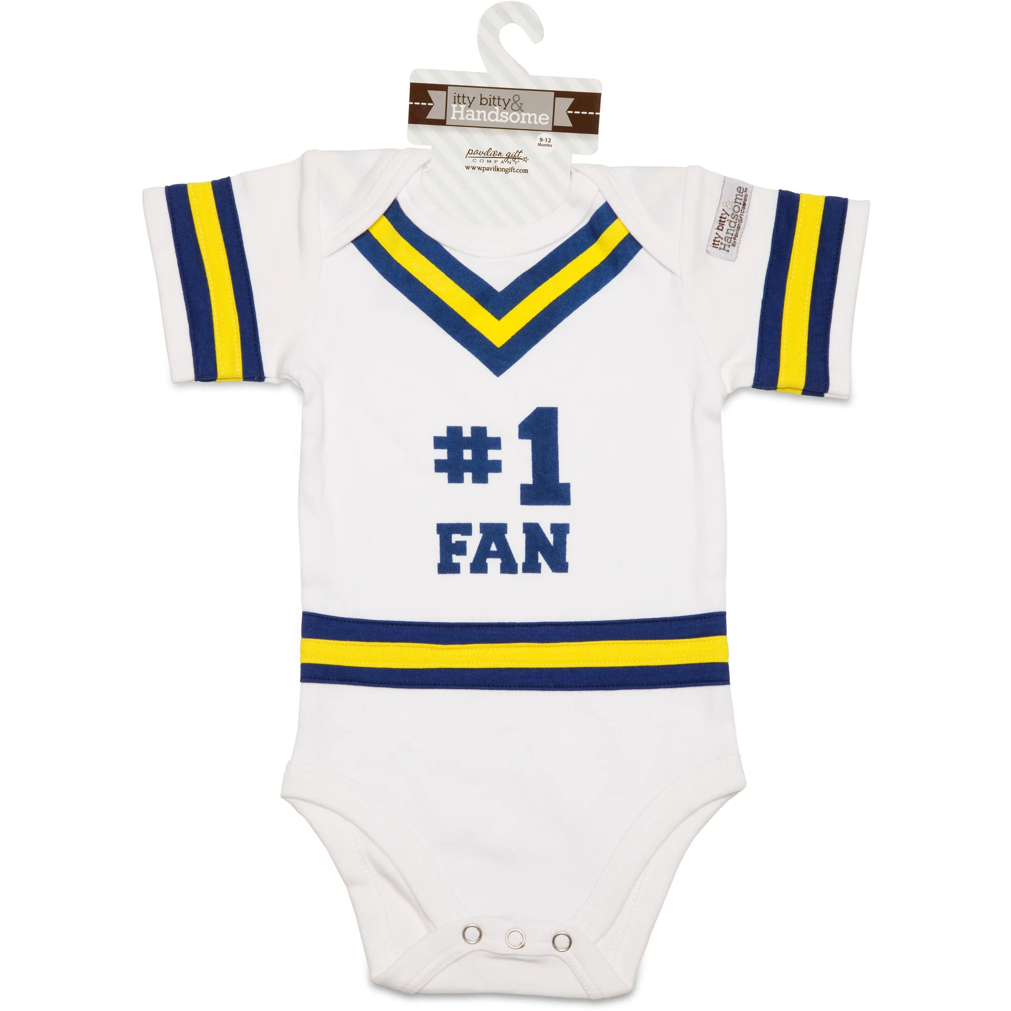 Blue & Gold 0-6 Months Infant Onesie - Image 4