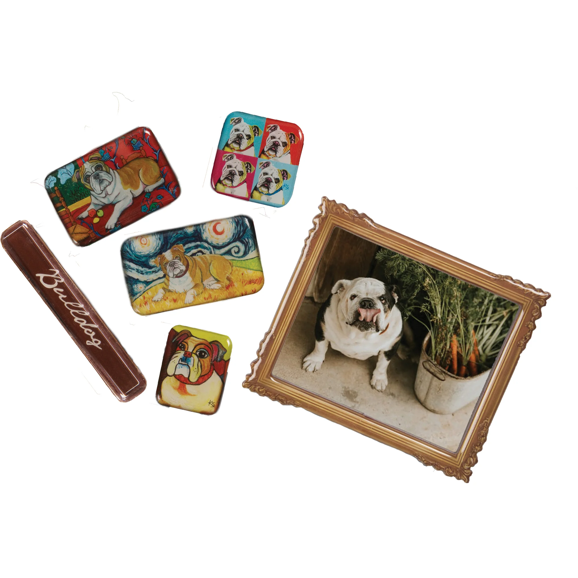 Bulldog 3.125" x 4.125" Magnet Set - Image 6