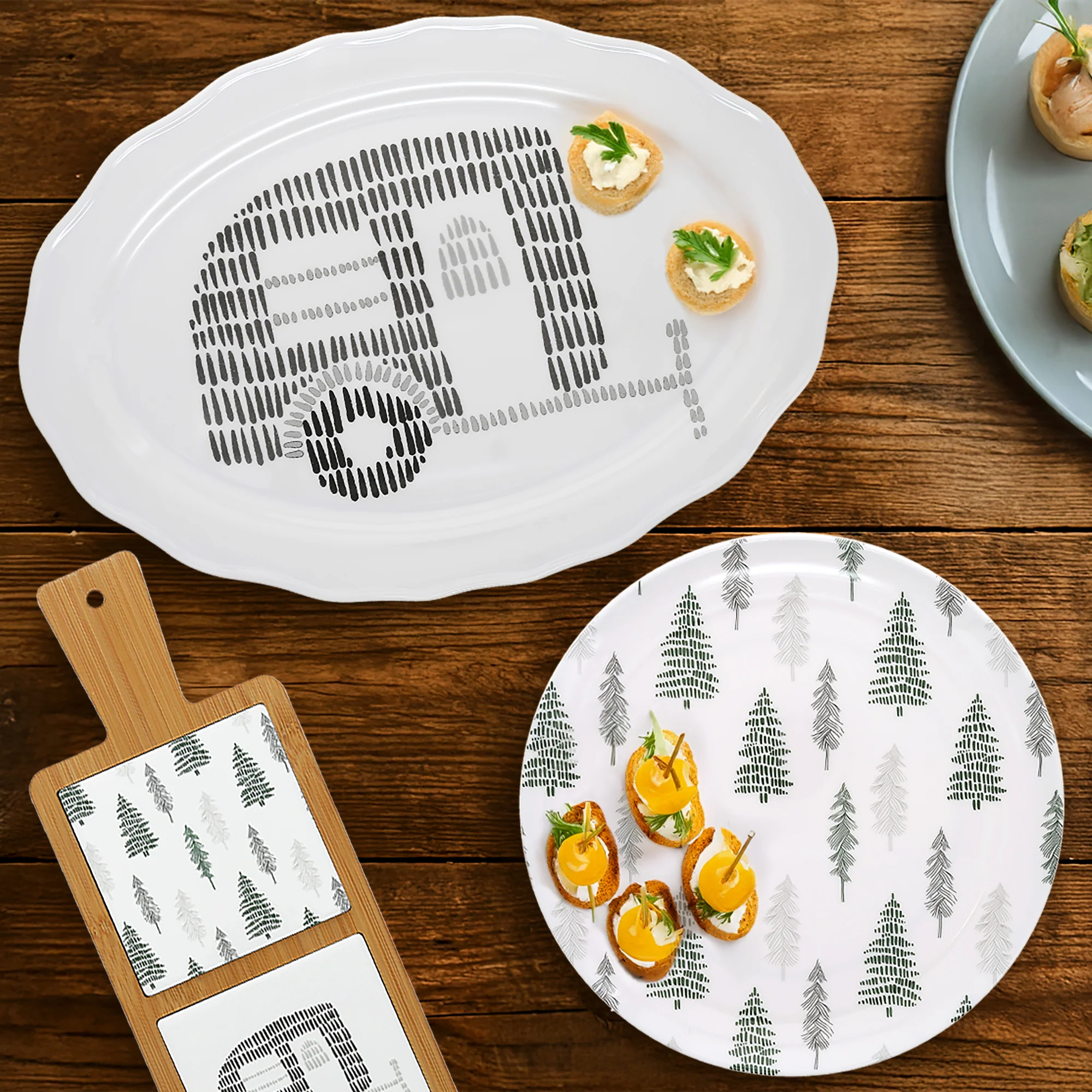 Camp 20" Melamine Serving Tray - Image 3