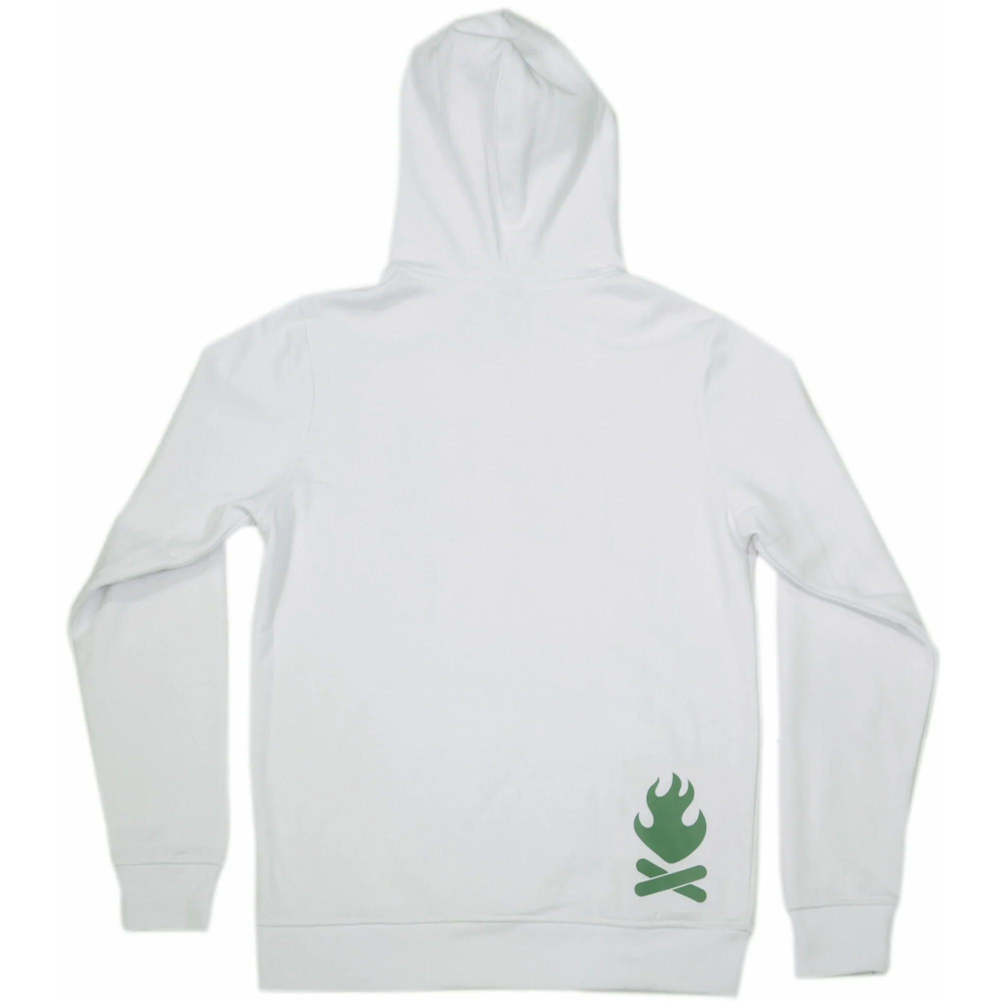 Camping Small White Unisex Hooded Sweatshirt - Image 21