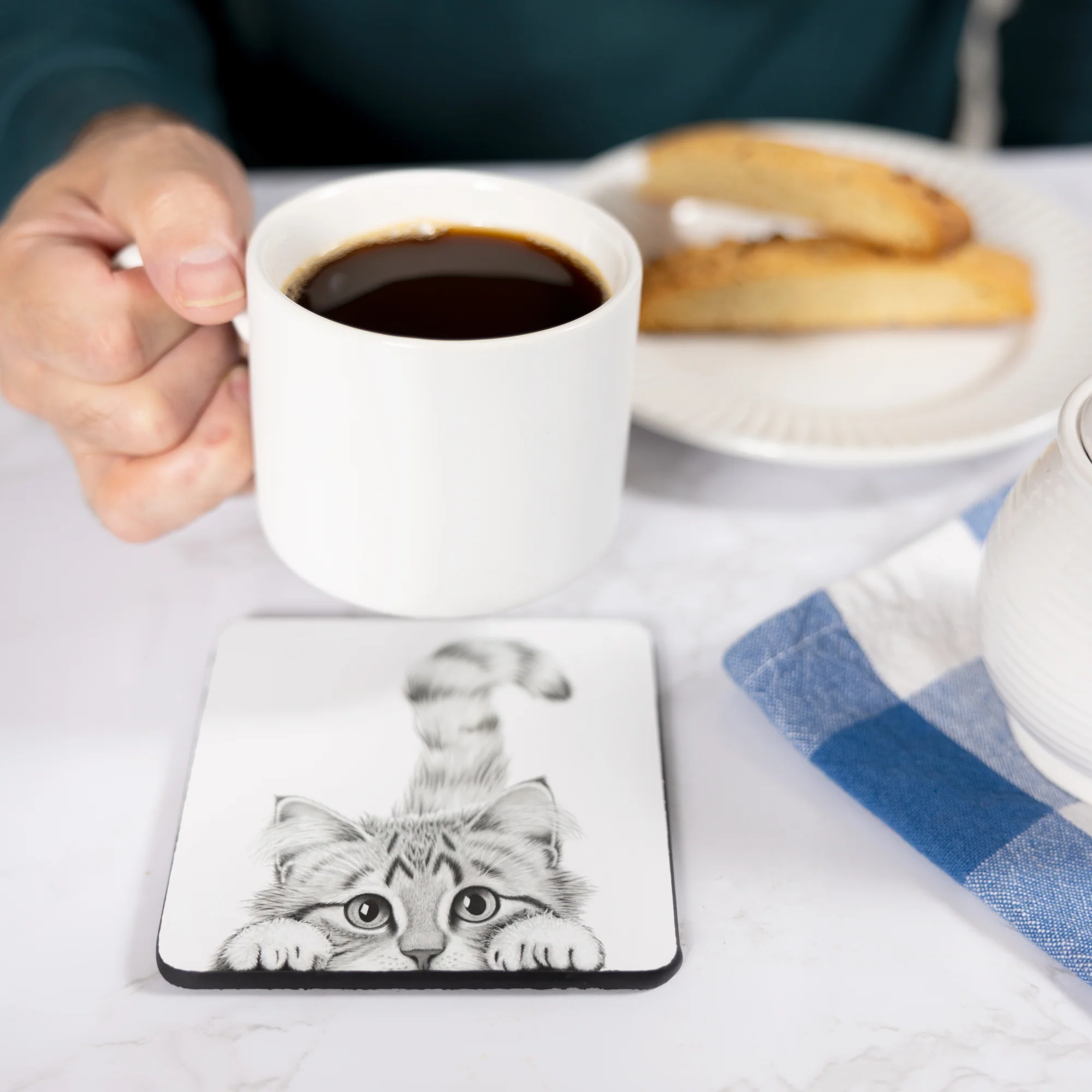 Cat 4.25" Coaster - Image 2