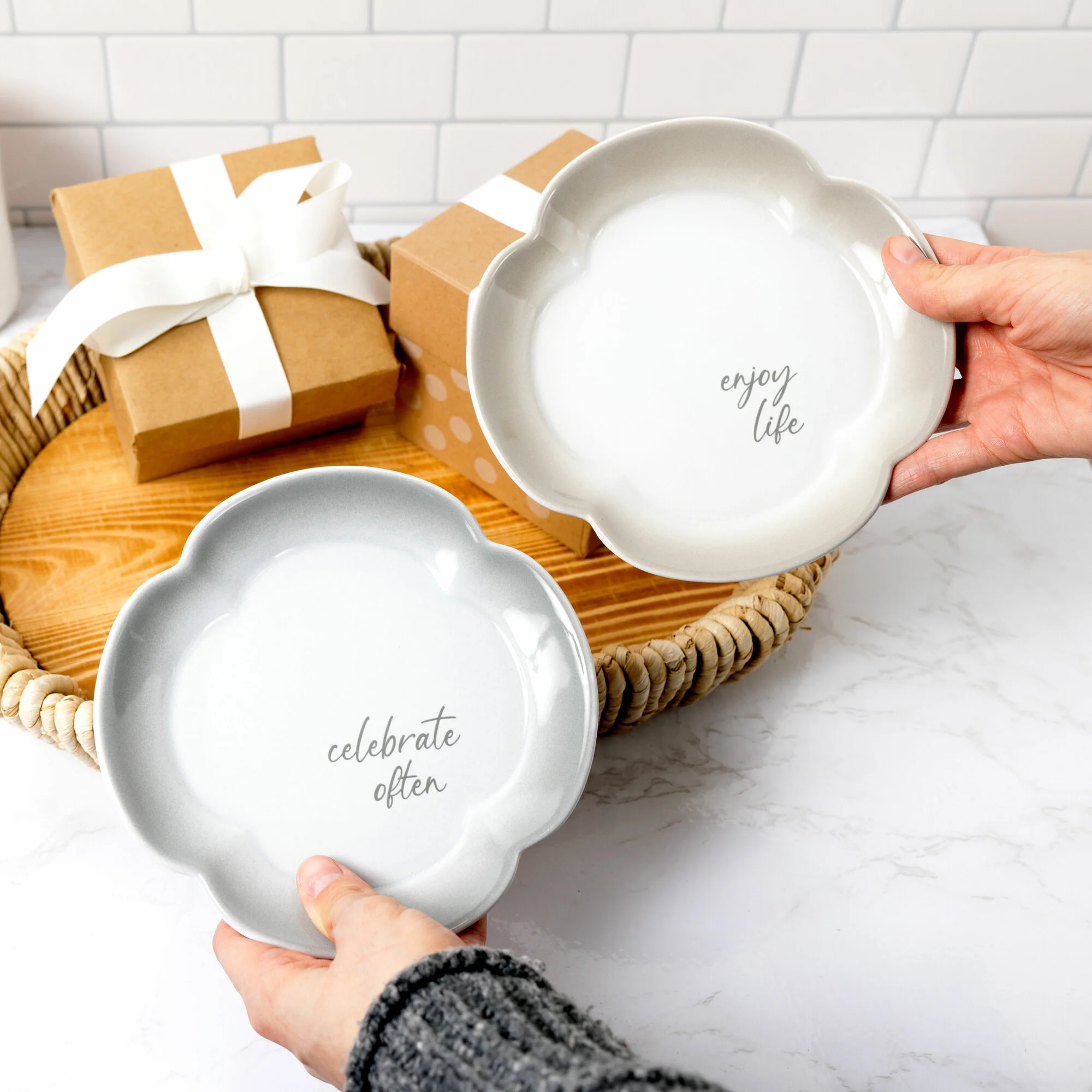 Celebrate & Enjoy 6.5" Appetizer Plates (Set of 2) - Image 6