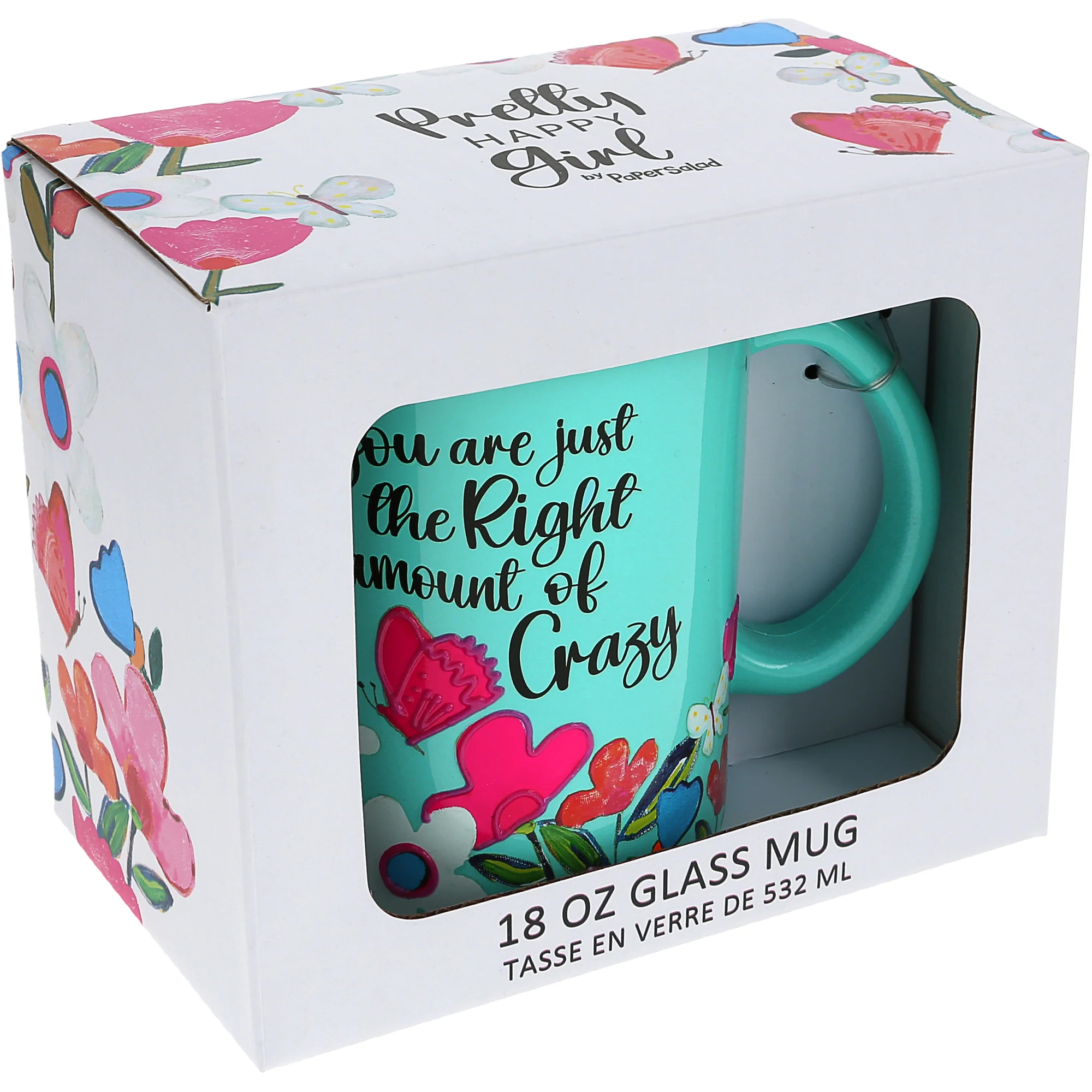 Crazy 18 oz Glass Mug - Image 9