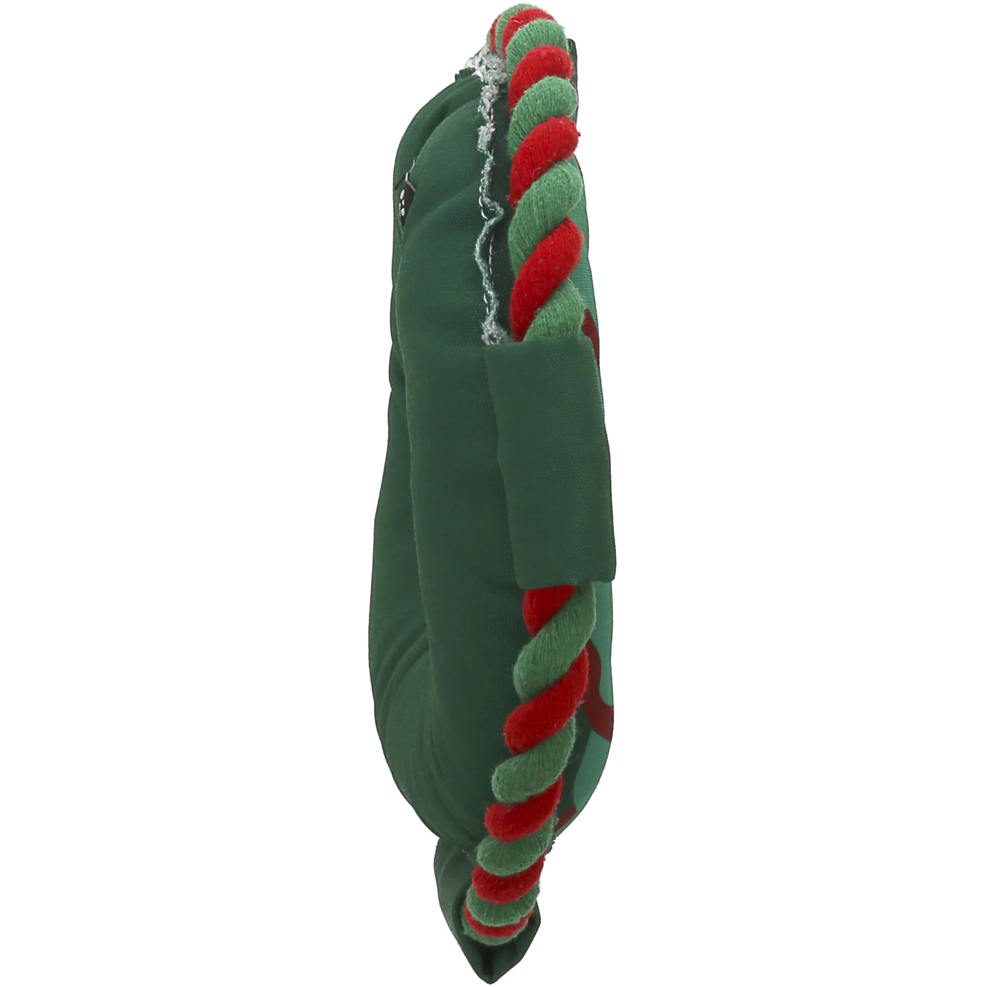 Deck the Paws 10" Canvas Dog Toy on Rope - Image 5