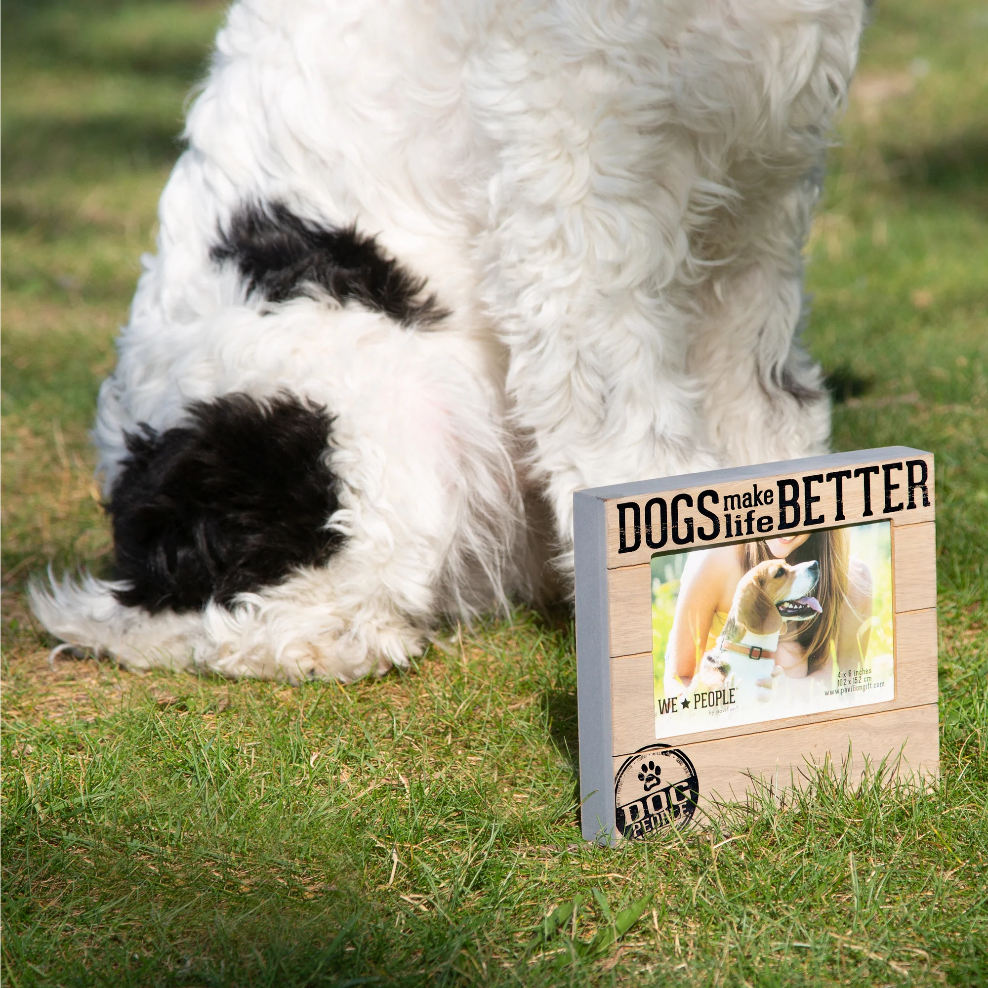 Dog People 6.75" x 7.5" Frame (Holds 4" x 6" Photo) - Image 2