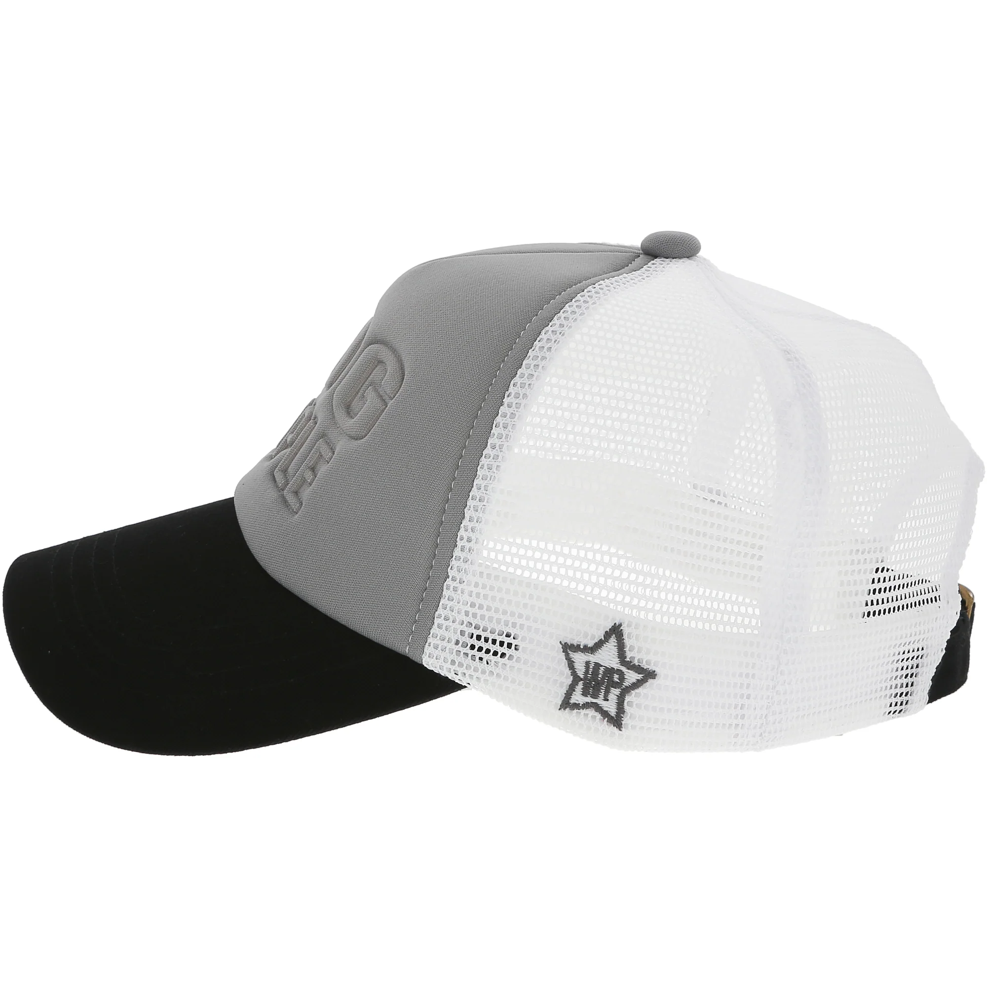 Dog People Adjustable Dark Gray Neoprene Mesh Hat - Image 5