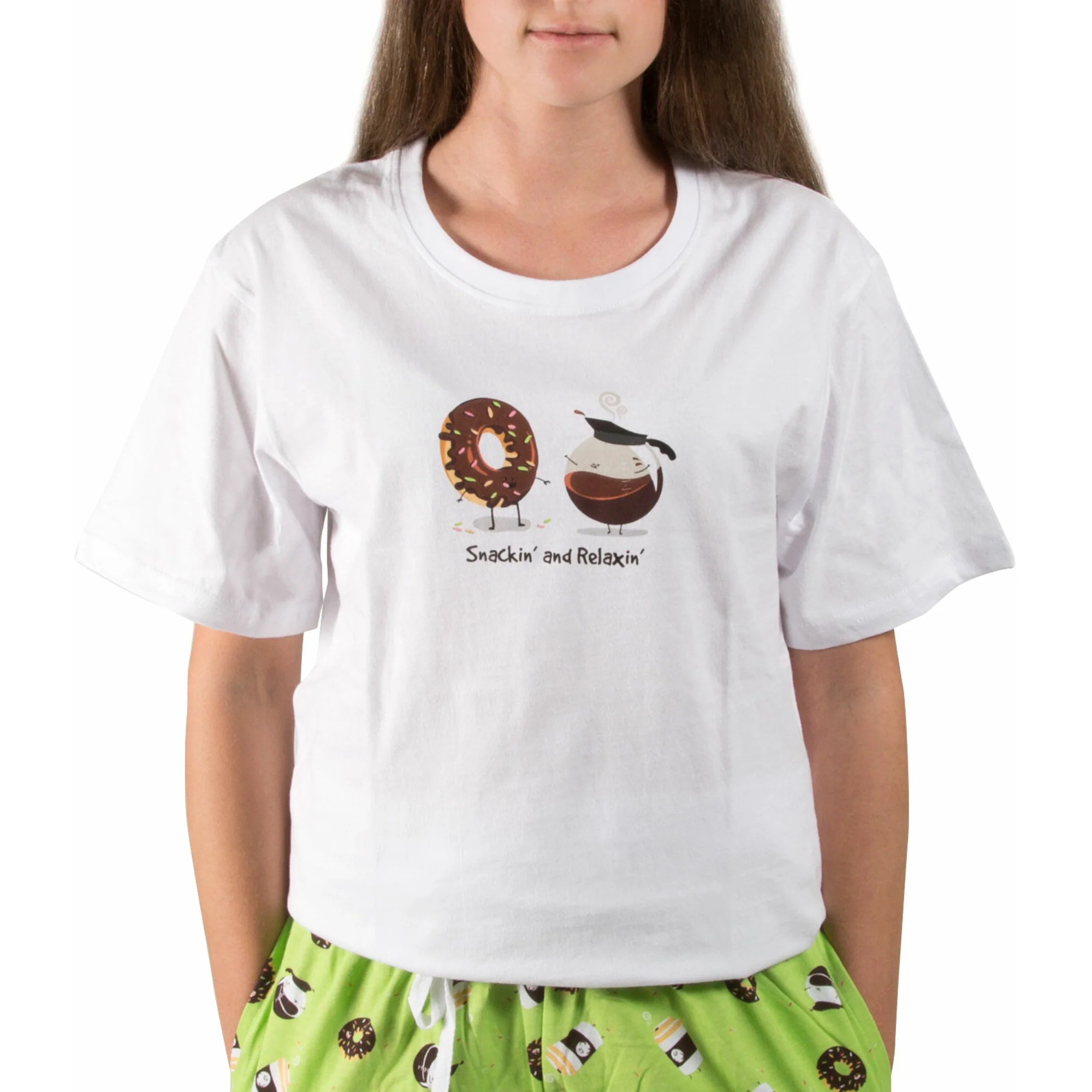 Donuts and Coffee S Unisex T-Shirt - Image 7