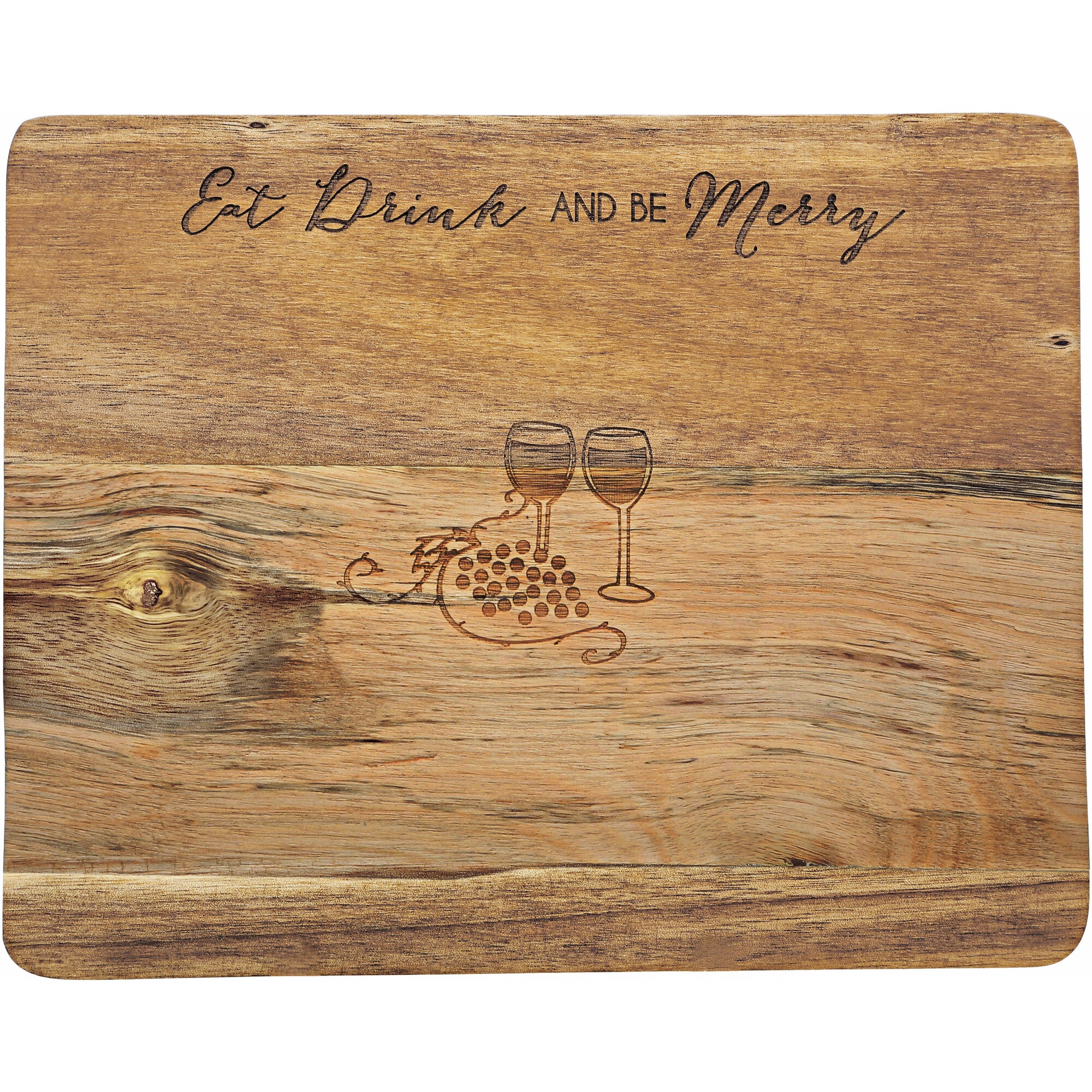 Eat and Drink 9" Acacia Cheese/Bread Board Set - Image 4
