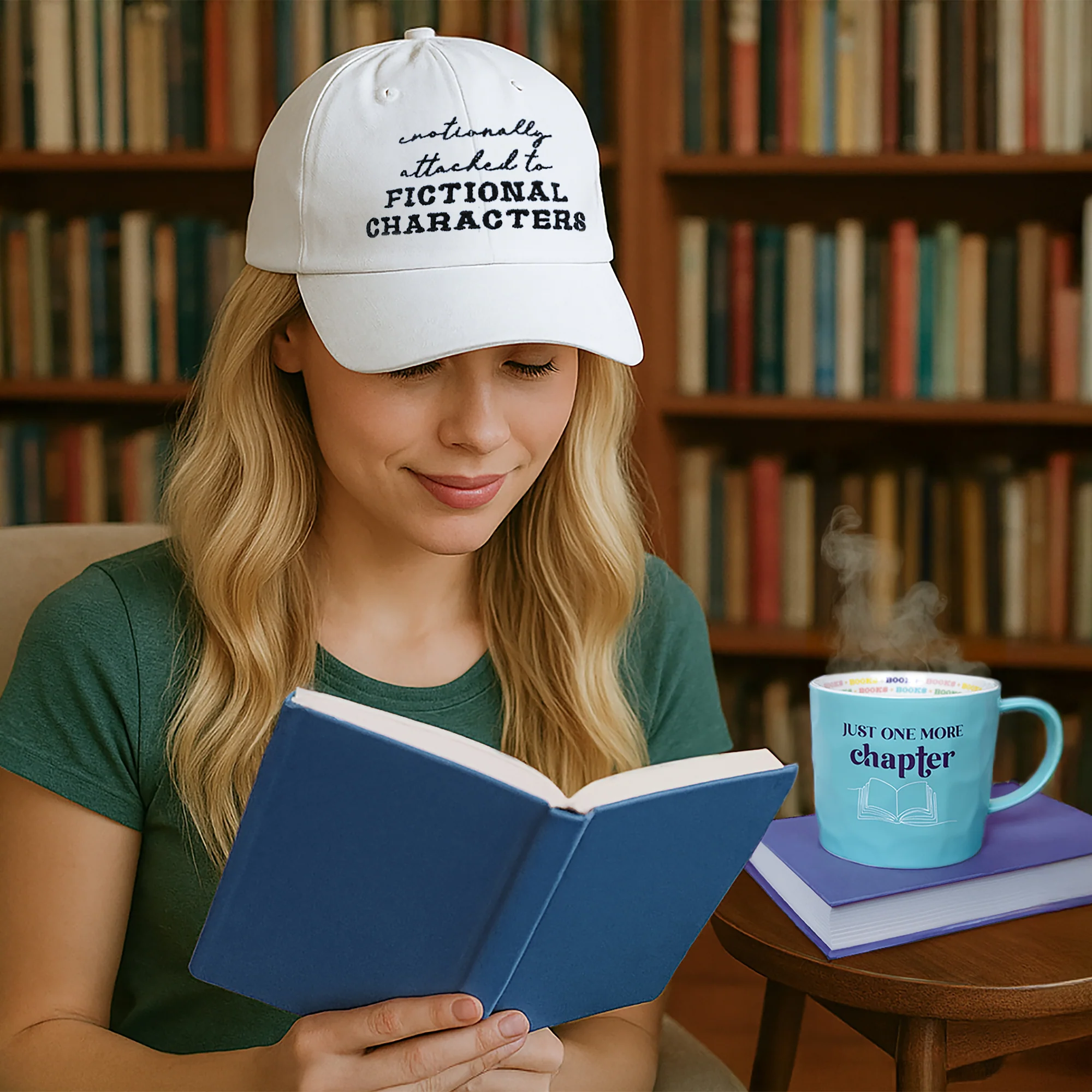 Emotionally Attached White Adjustable Hat - Image 3