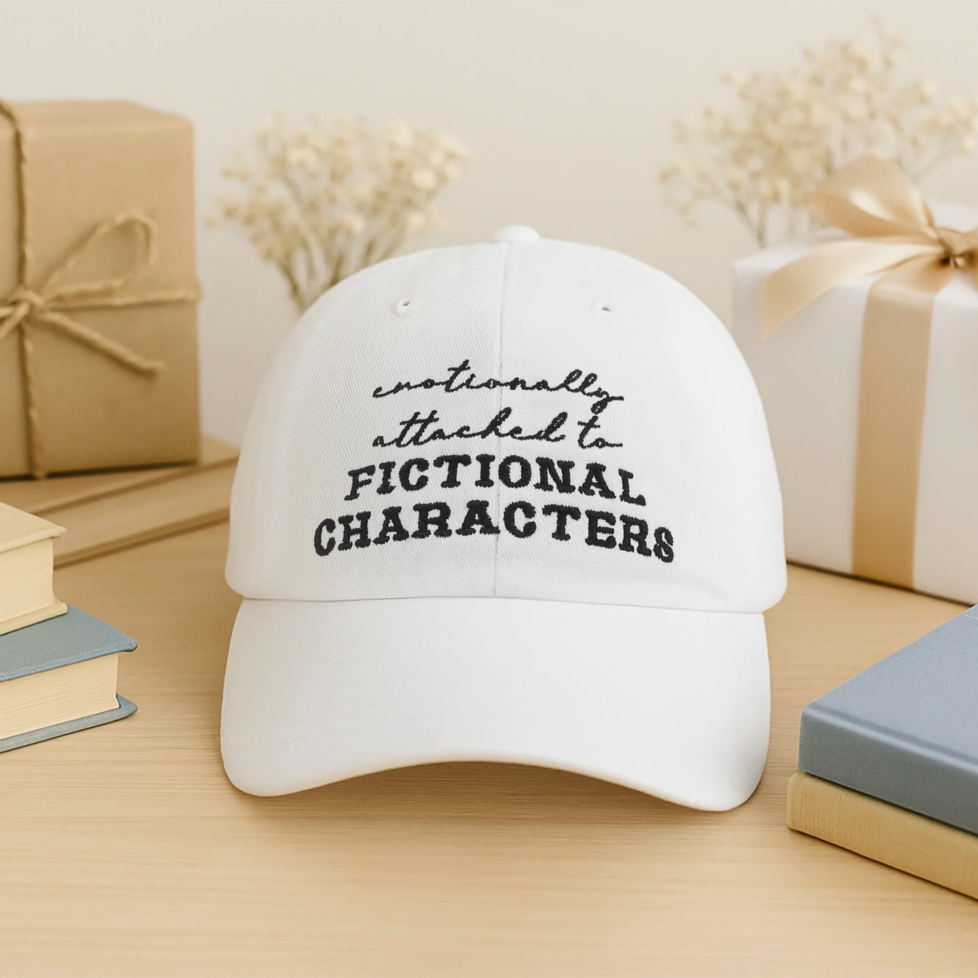 Emotionally Attached White Adjustable Hat - Image 4