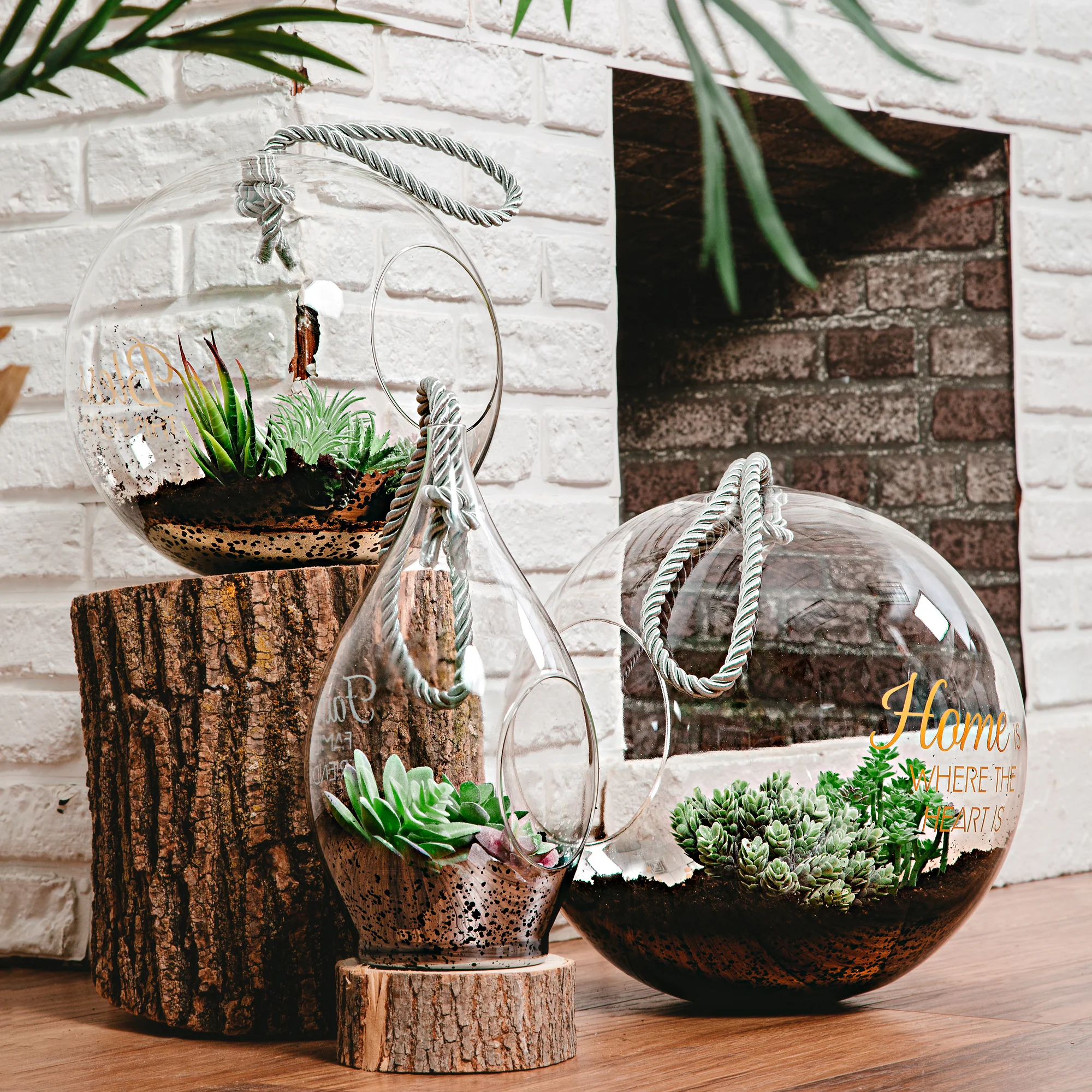 Faith 11.5" Smoke Glass Lantern - Image 10