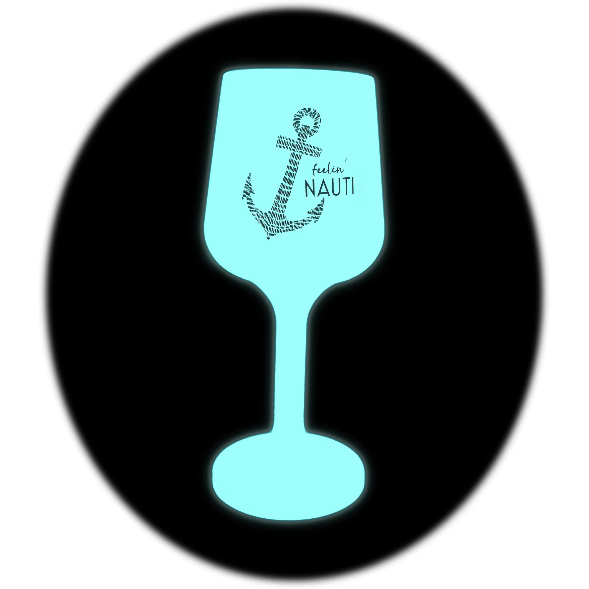 Feelin' Nauti 13 oz Silicone Stemmed Wine Glass - Image 8