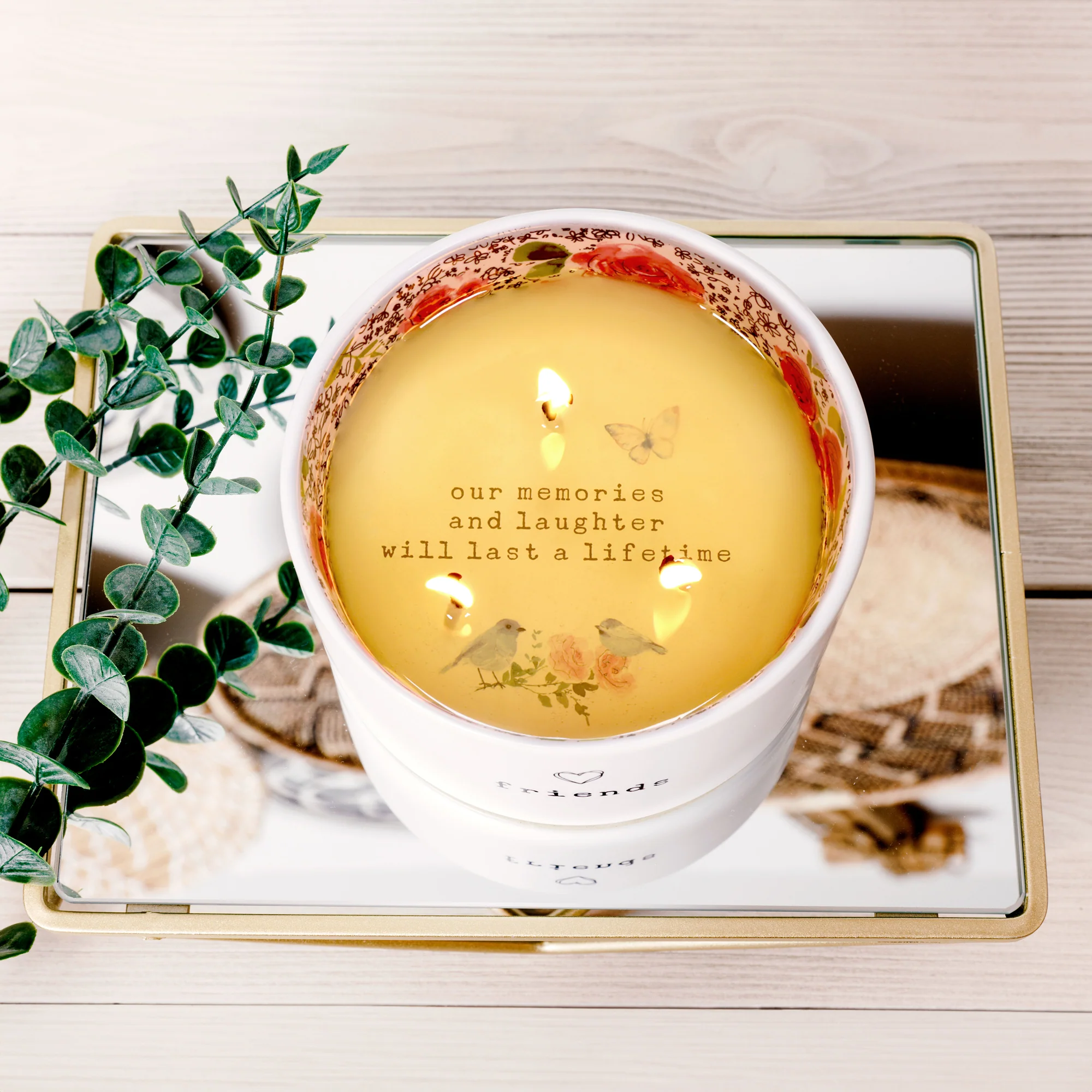 Friends 10 oz 100% Soy Wax Reveal, Triple Wick Candle Scent: Tranquility - Image 2