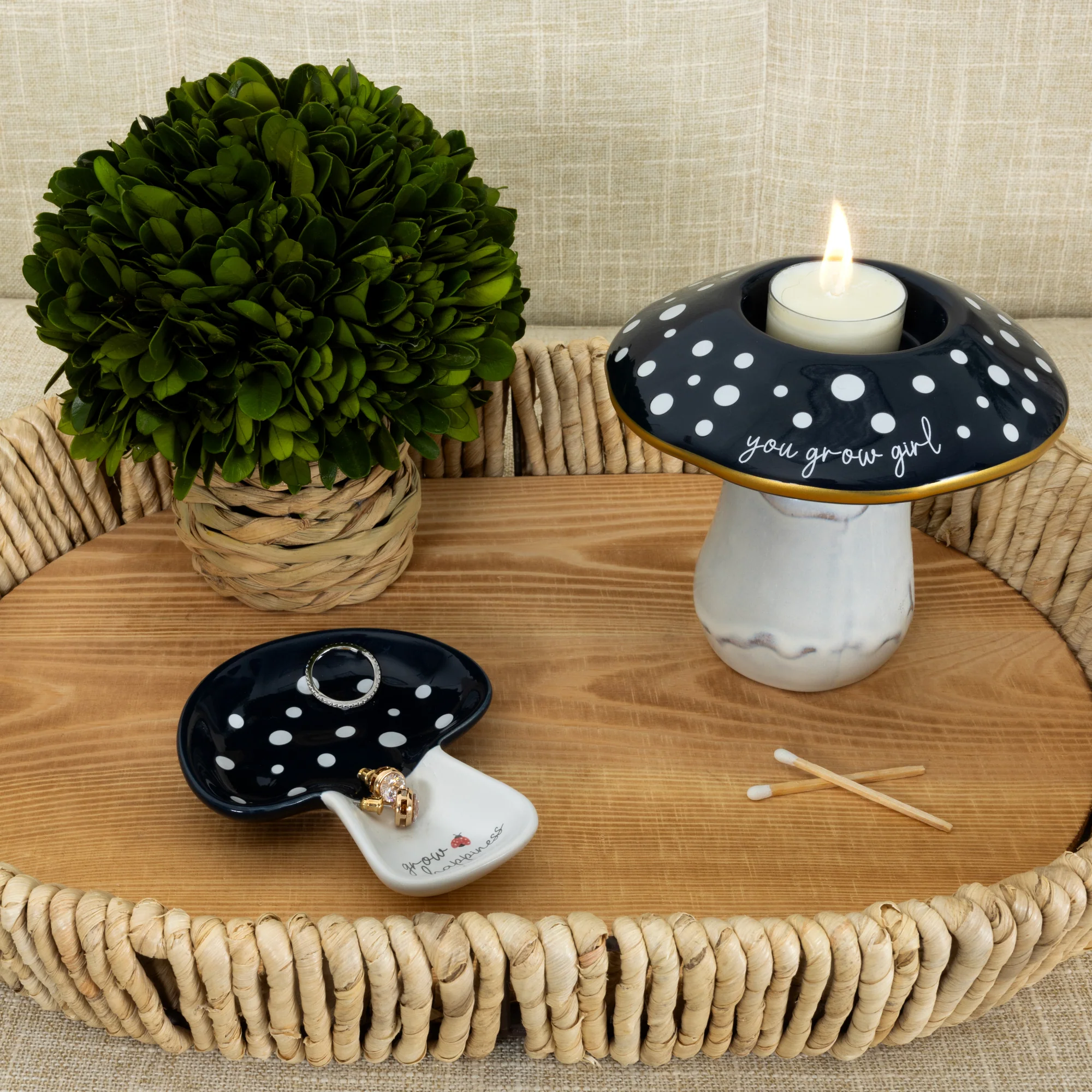 Happiness 4.25" Keepsake Dish - Image 3
