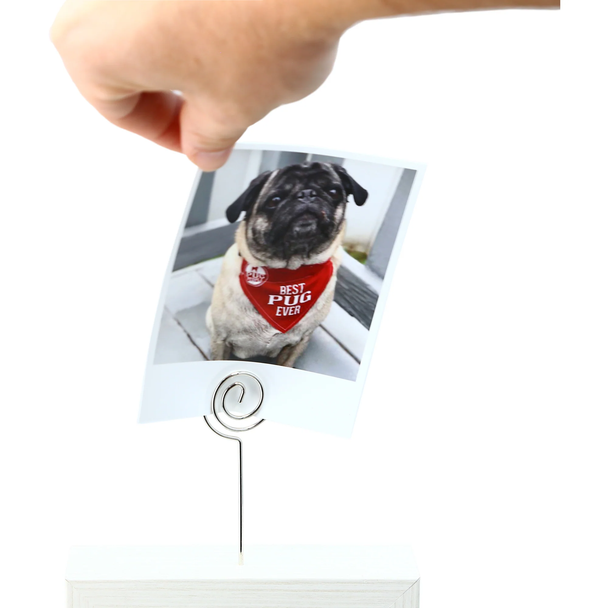 Happiness 5" Framed Glass Plaque with Photo Clip - Image 7