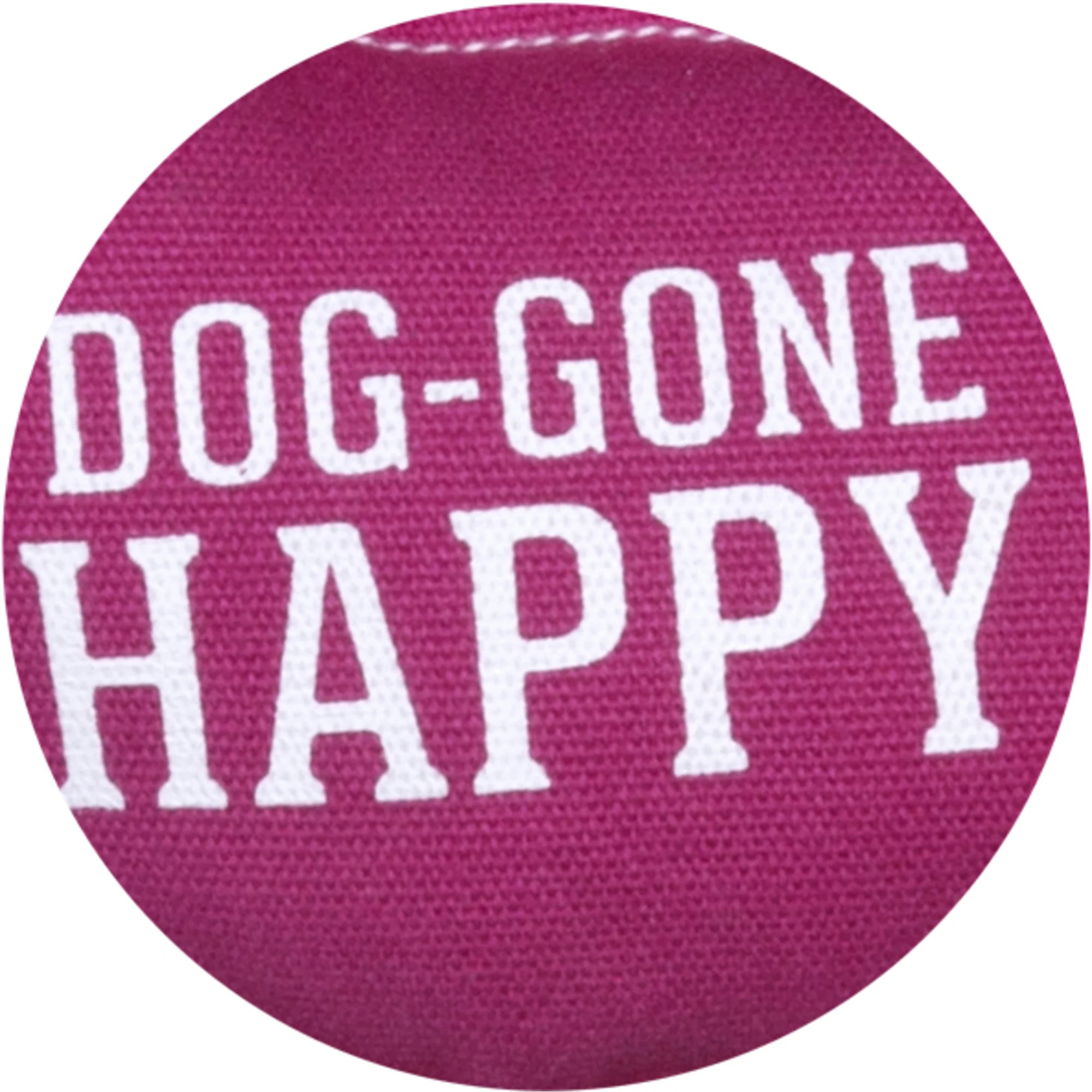 Happy 14.75" Canvas Dog Toy on Rope - Image 5