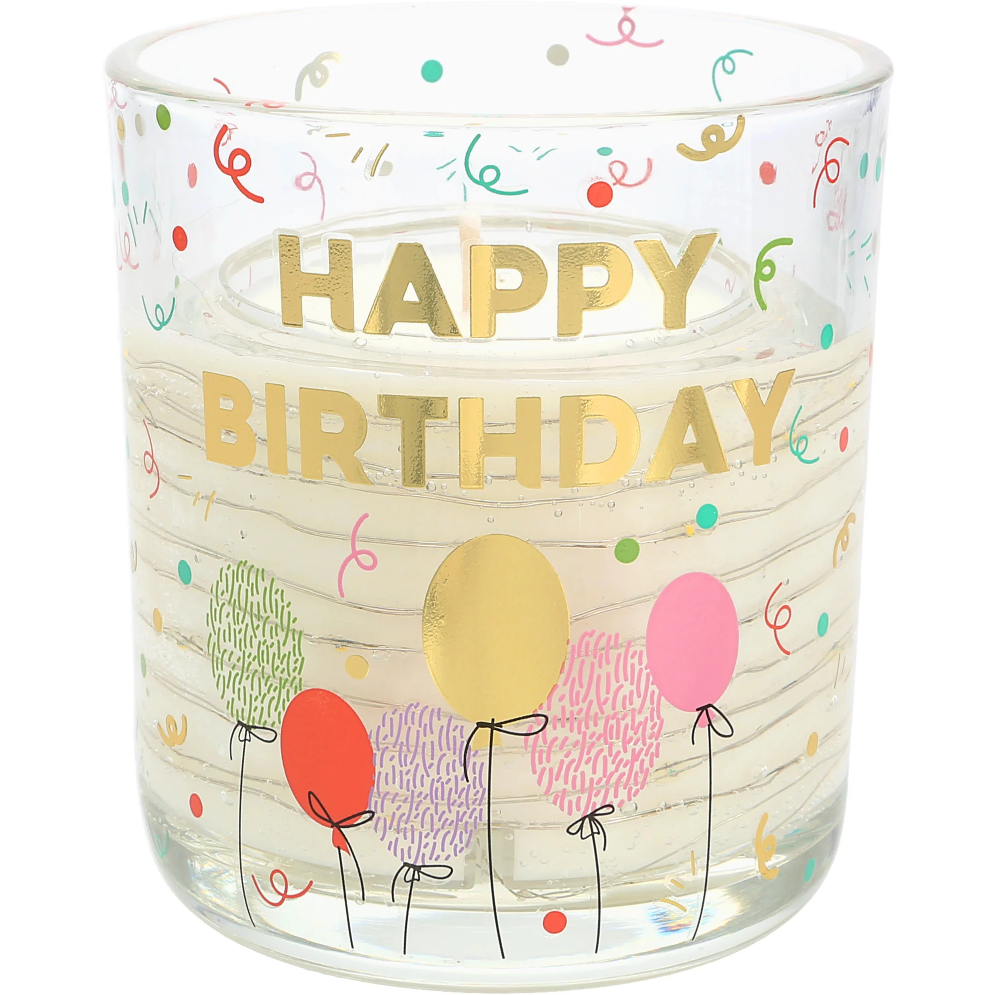 Happy Birthday 3.5 oz Candle with LED Accents - Image 5
