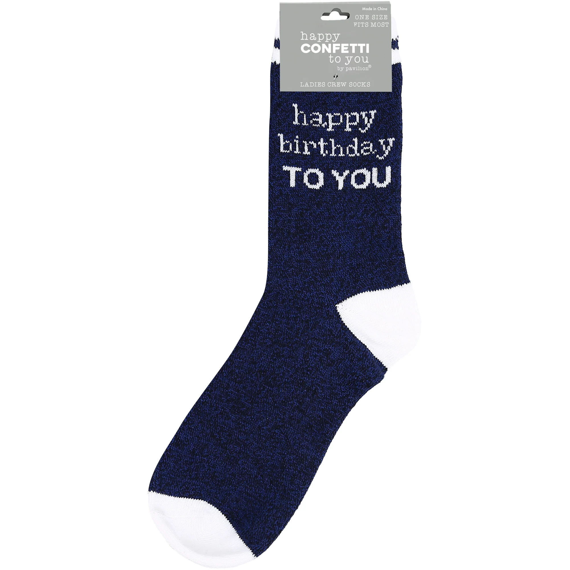 Happy Birthday Ladies Crew Sock - Image 7
