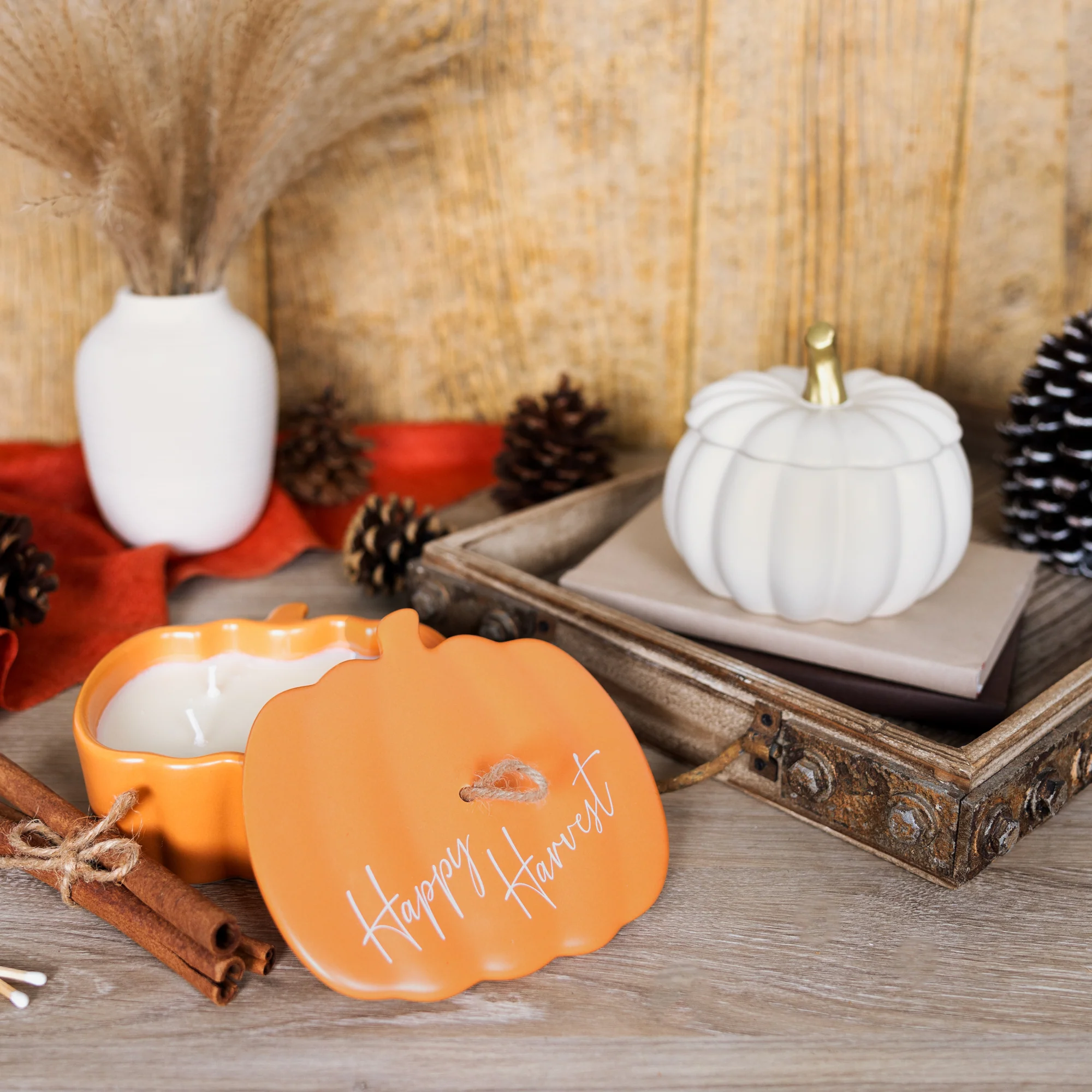 Harvest 7 oz - 100% Soy Wax Reveal Candle Scent: Pumpkin Pie - Image 3