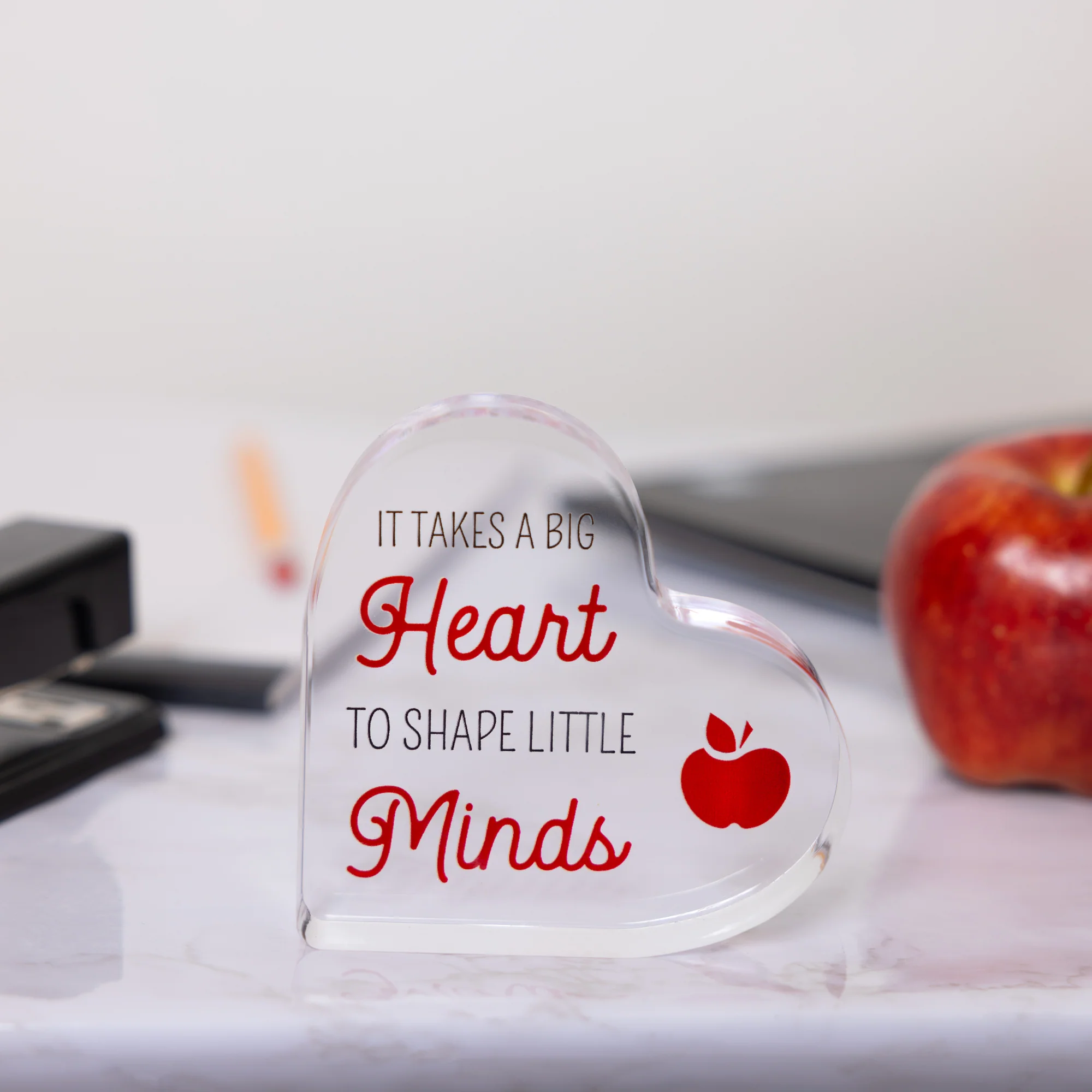 Heart 3.5" Acrylic Heart Plaque - Image 2