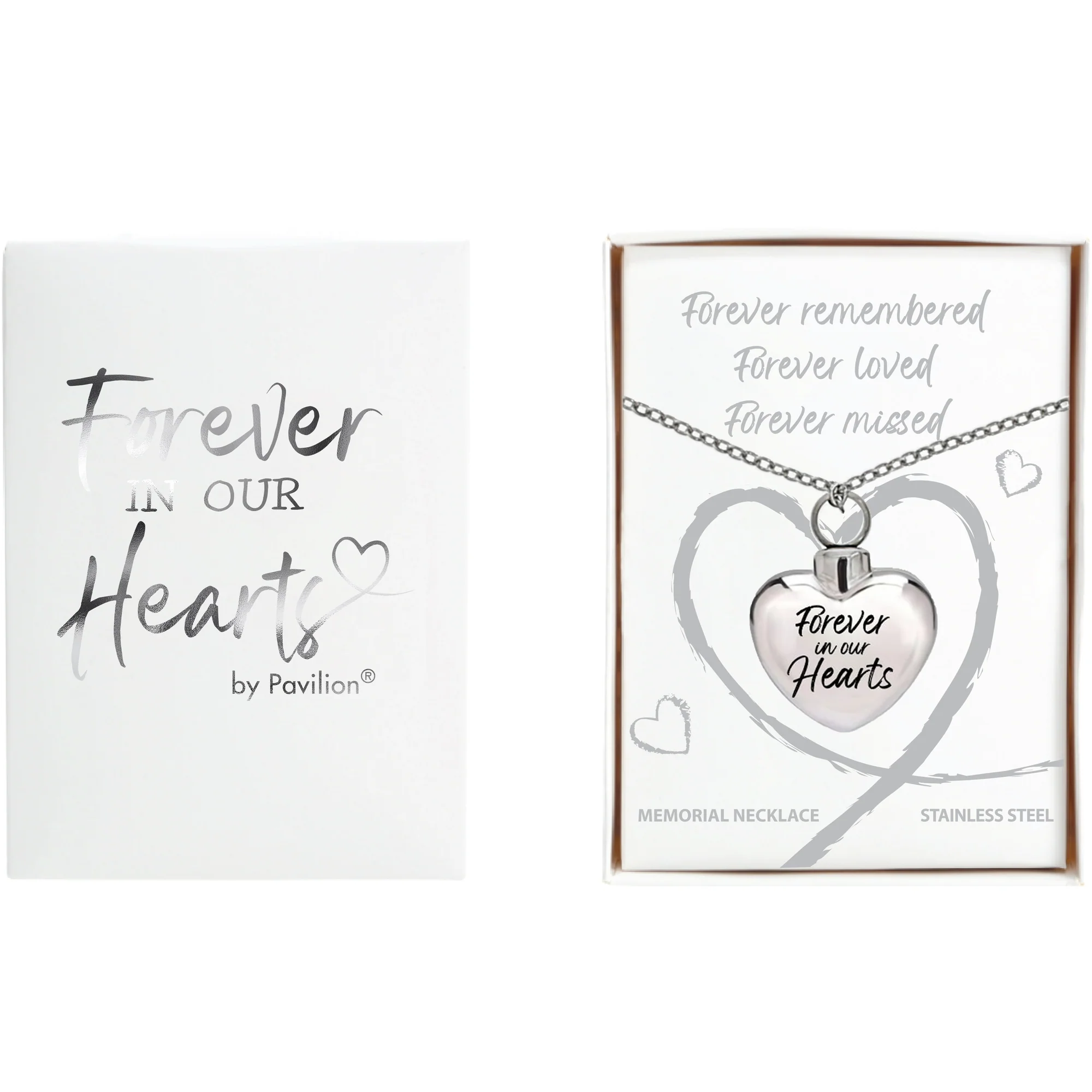 Hearts Adjustable Memorial Heart Necklace - Image 9