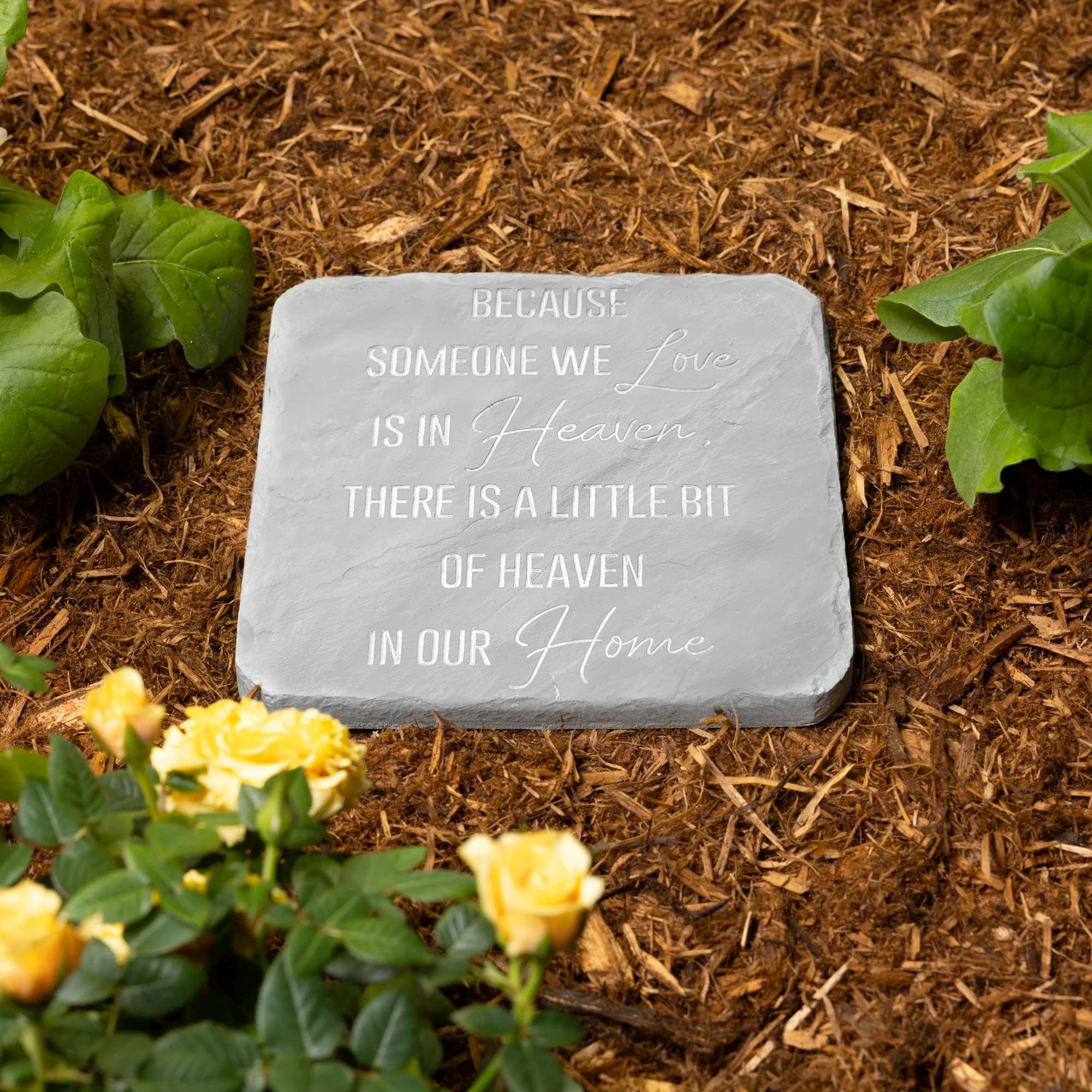 Heaven in Our Home 7.75" x 7.75" Garden Stone - Image 2