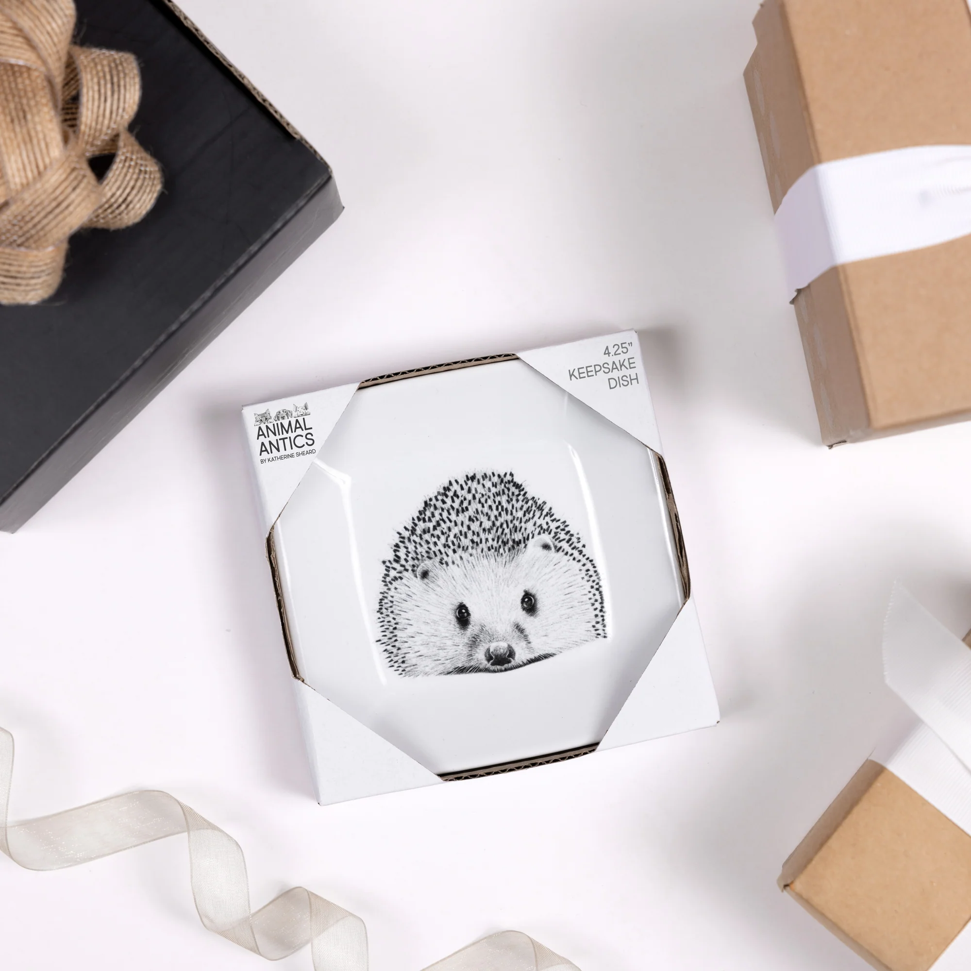 Hedgehog 4.25" Keepsake Dish - Image 4