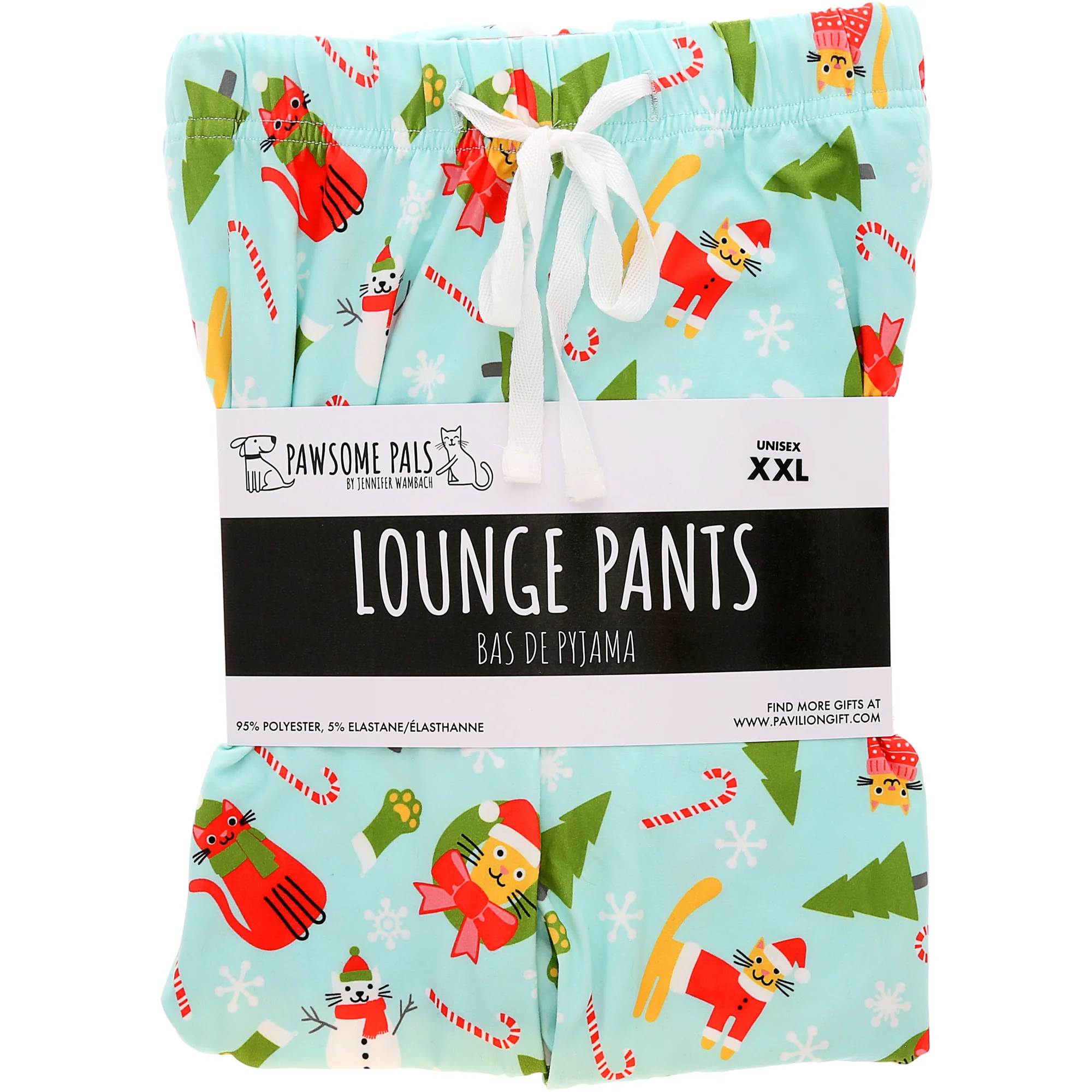 Holiday Cats Small Unisex Lounge Pants - Image 40