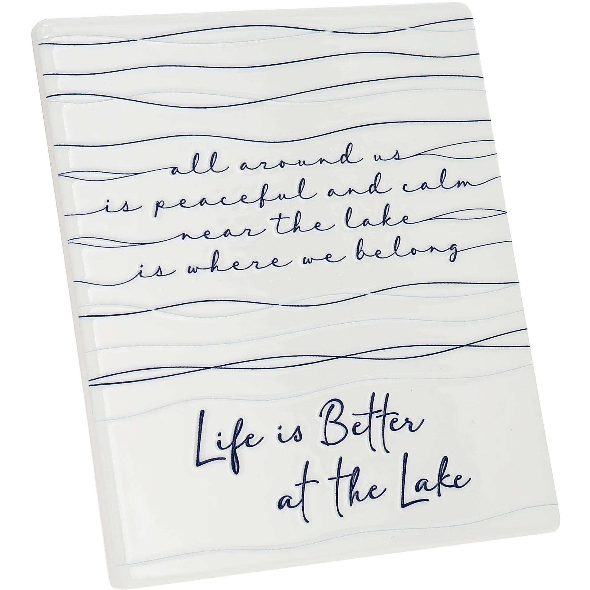 Lake 5.5" Ceramic Plaque