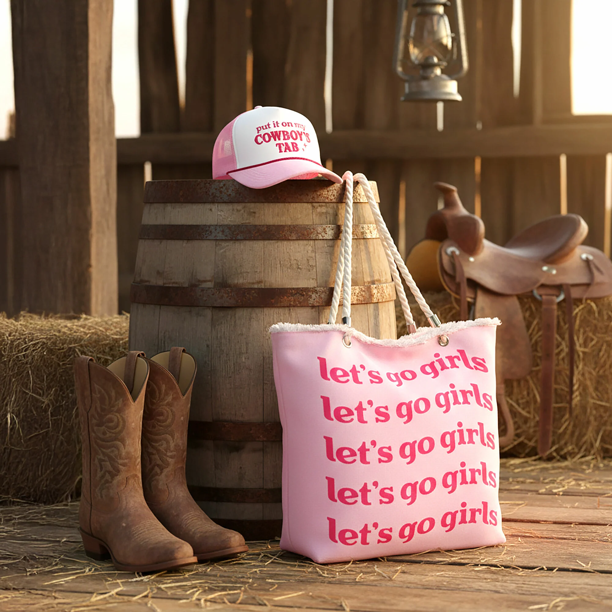Let's Go Girls Tote Bag - Image 3
