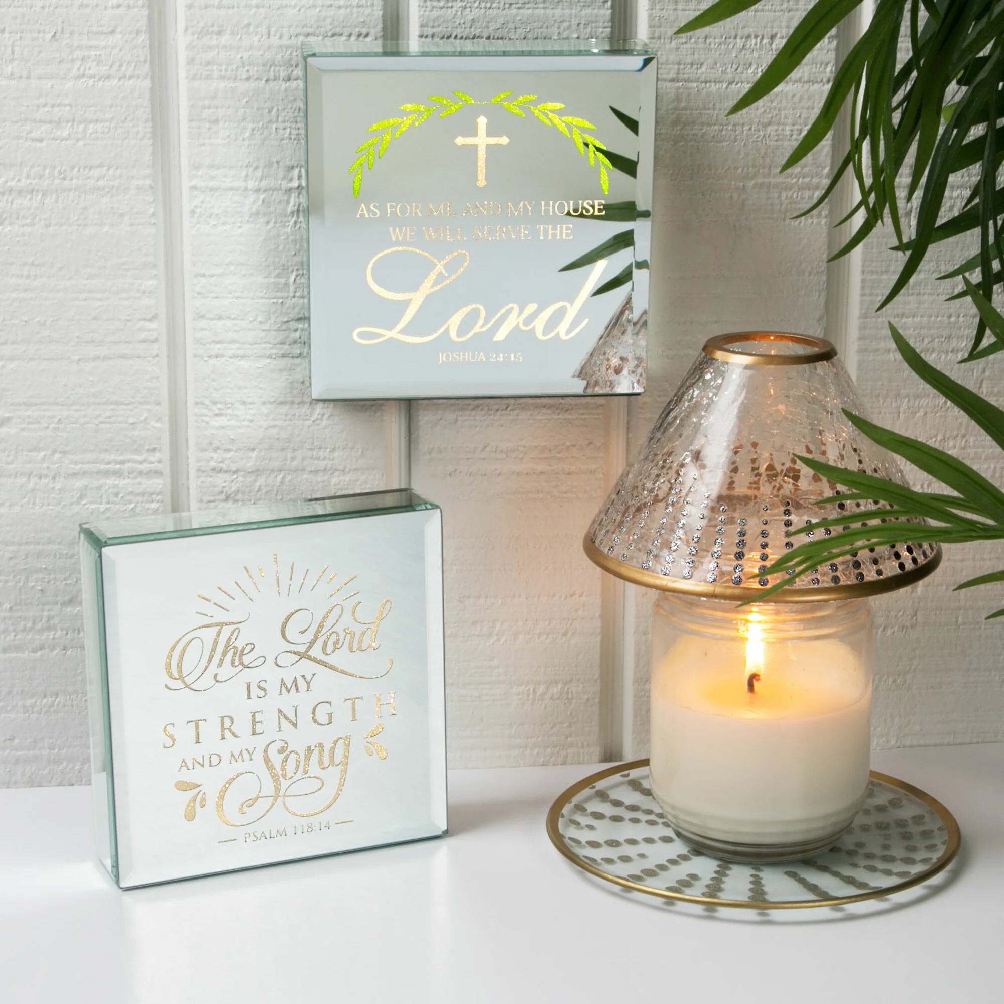 Lord 6" Lit-Mirrored Plaque - Image 2