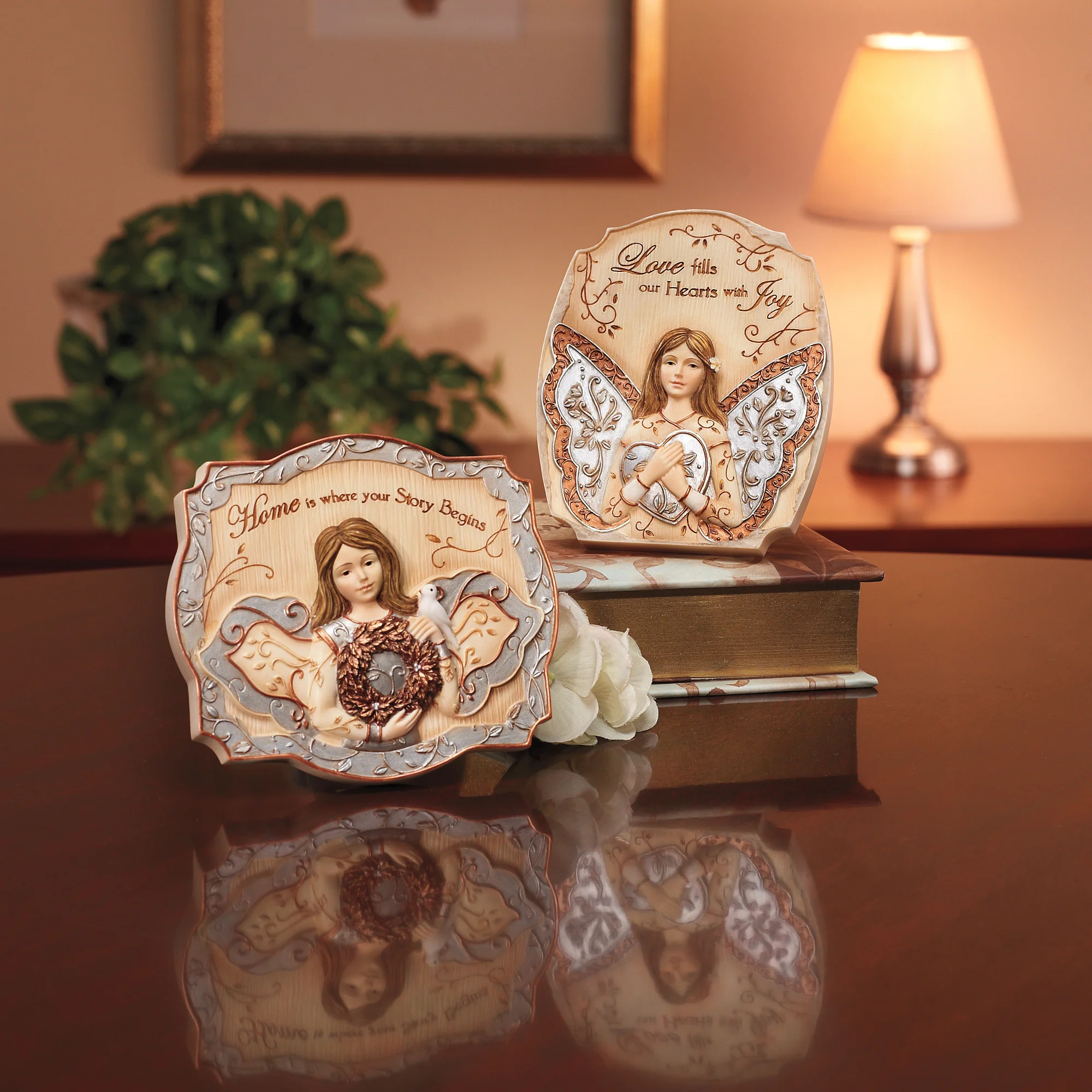 Love 4" x 3.5" Self-Standing Plaque - Image 2
