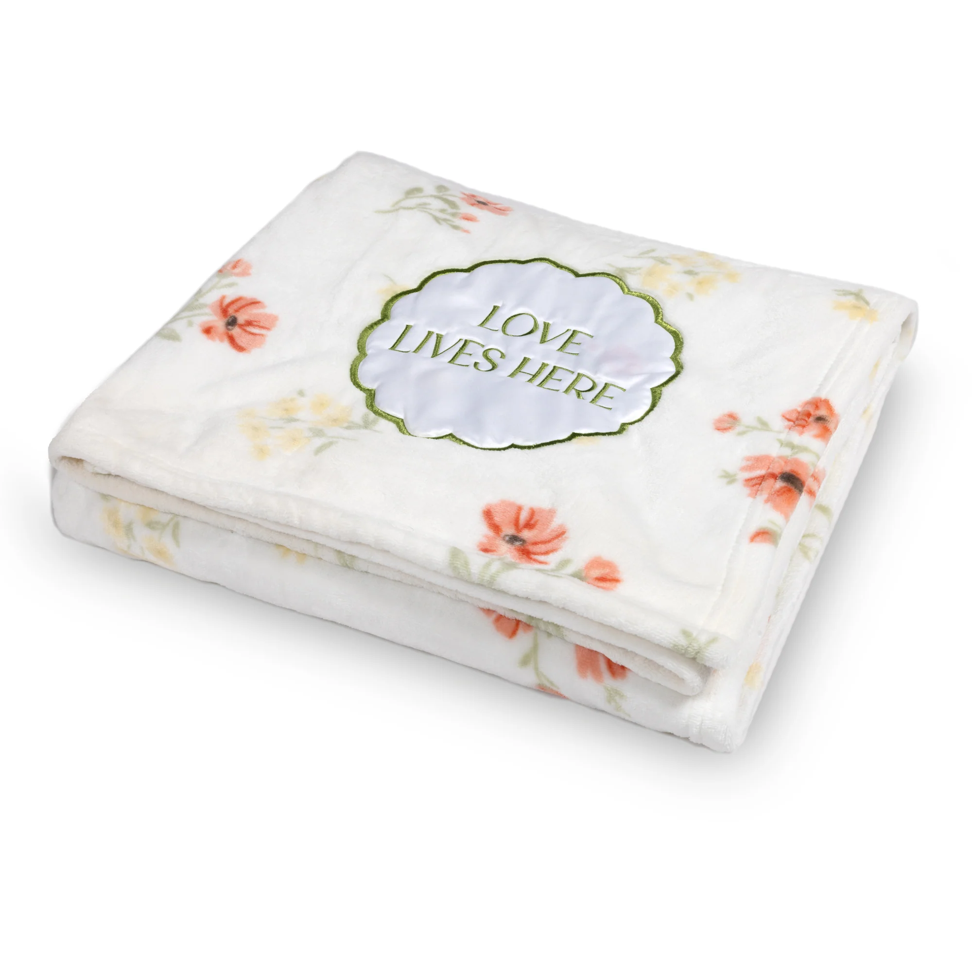 Love Lives Here 50" x 60" Royal Plush Blanket - Image 4