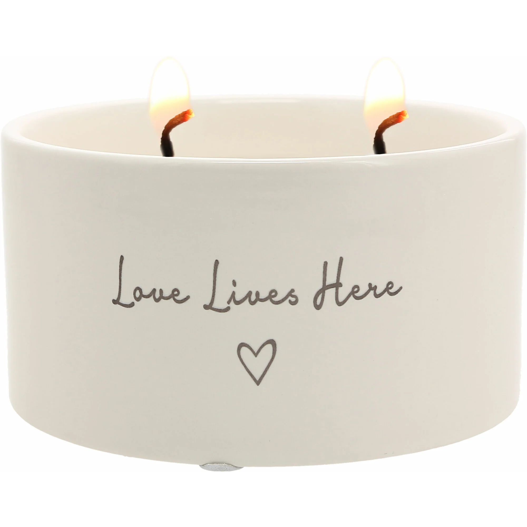 Love Lives Here Double Wick 10 oz 100% Soy Wax Candle Scent: Tranquility - Image 6