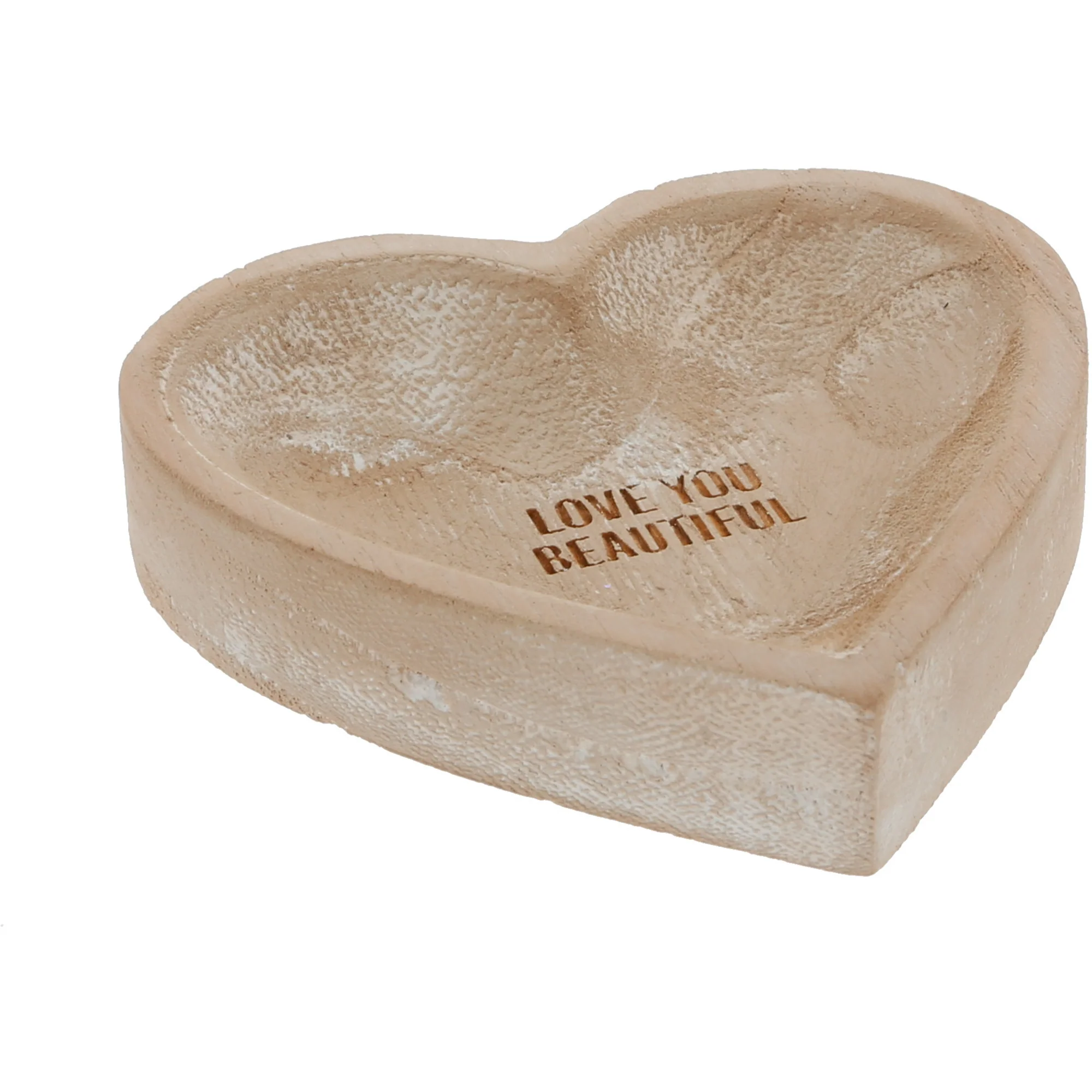 Love You Beautiful 4" Wood Keepsake Dish - Image 6