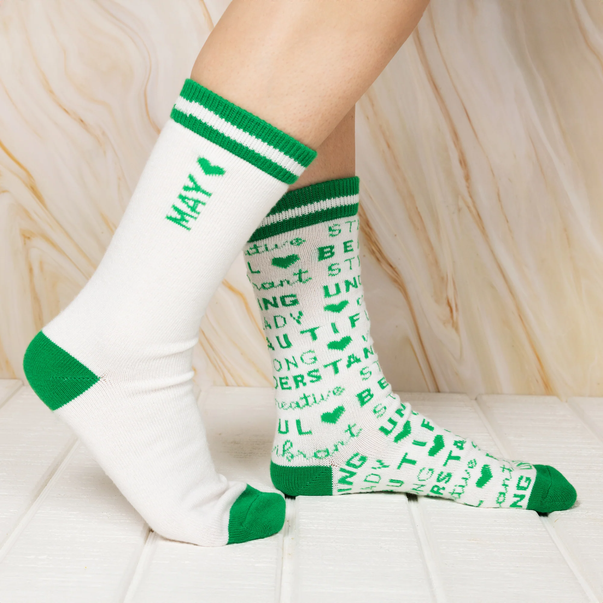 May M/L Unisex Crew Sock - Image 2