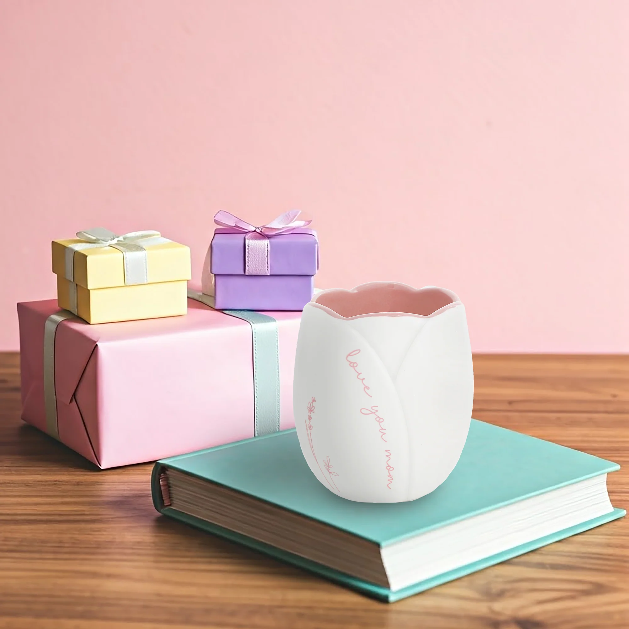 Mom 8 oz - 100% Soy Wax Candle Scent: Lavender - Image 4