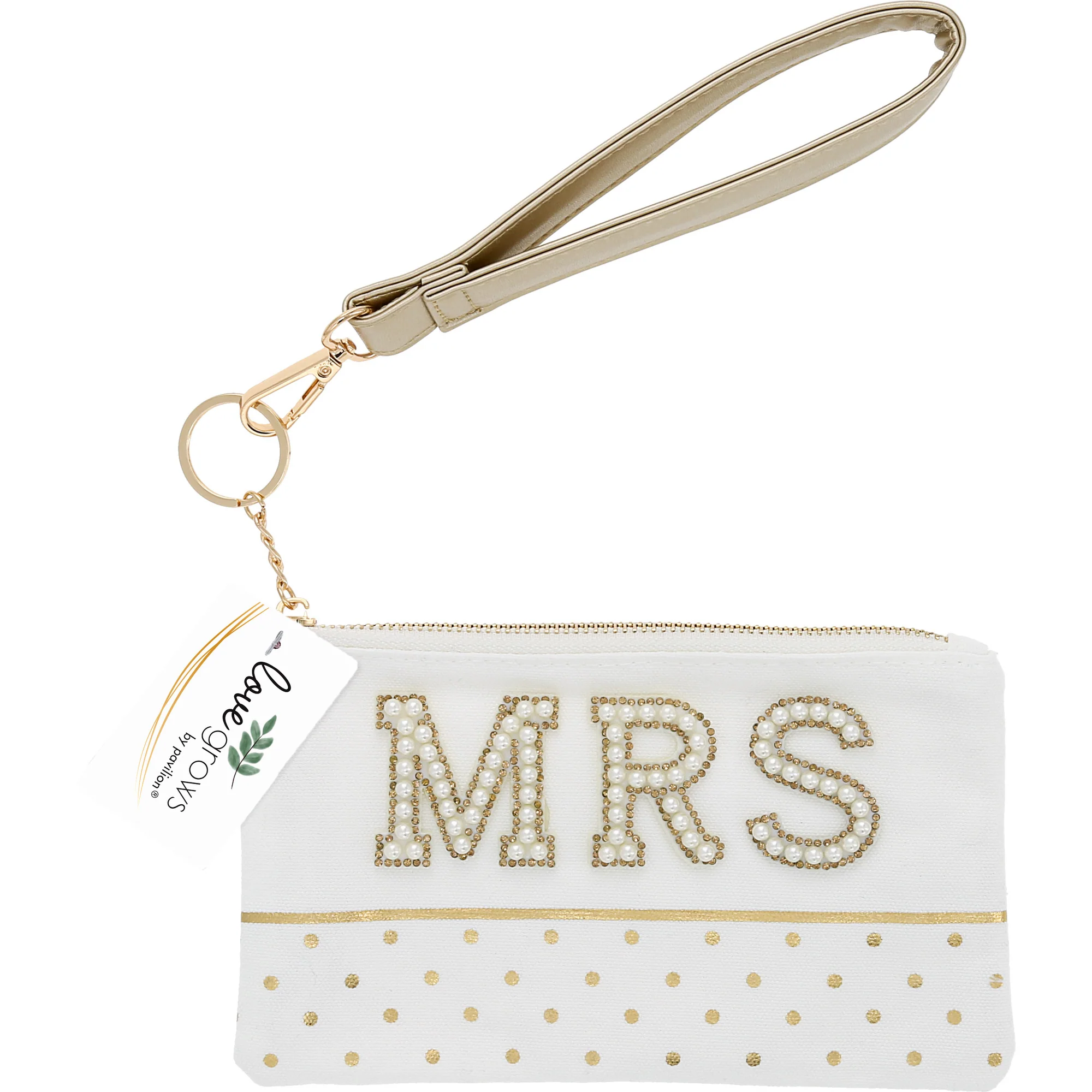 Mrs. 8" x 5" Canvas Wristlet - Image 7
