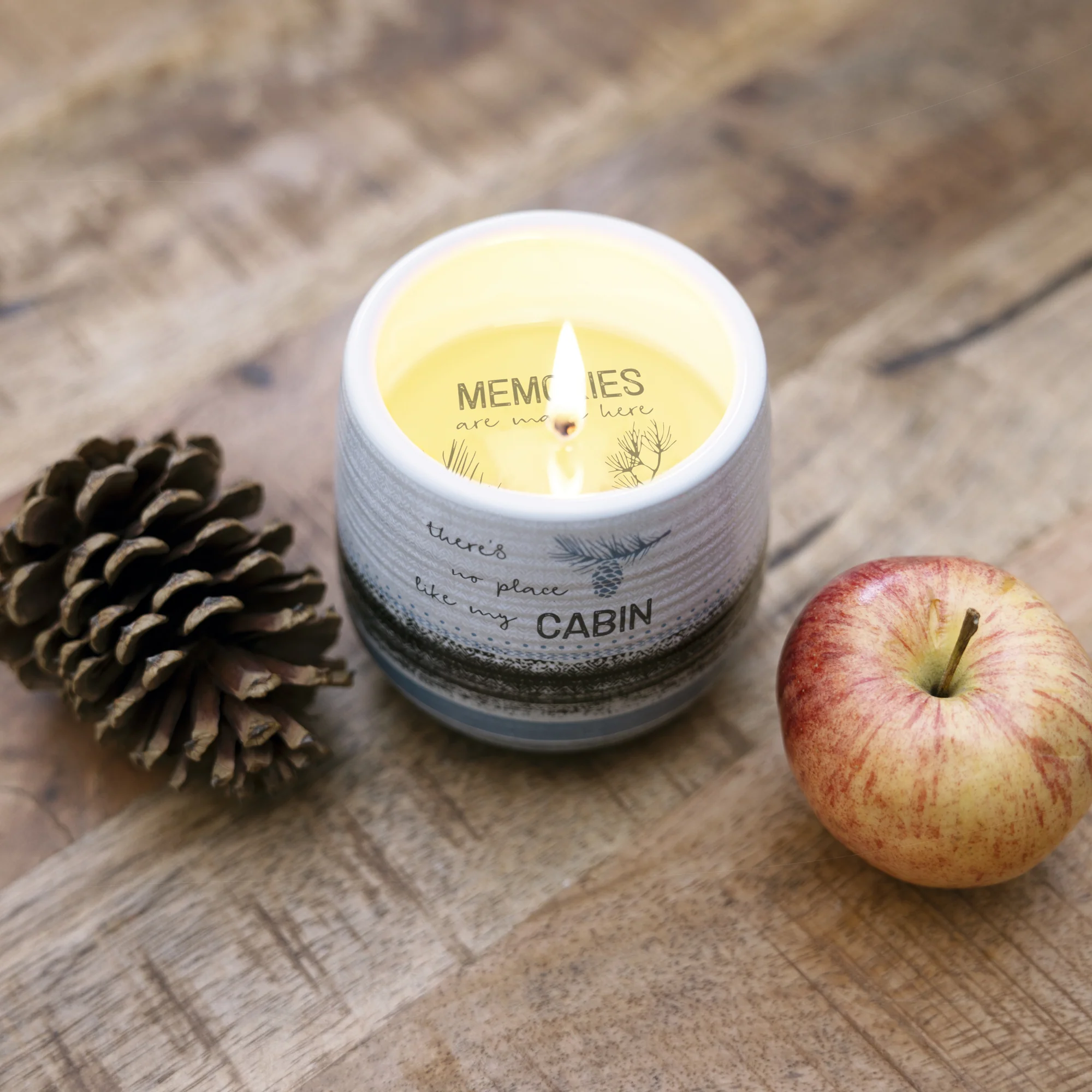 My Cabin 11 oz - 100% Soy Wax Reveal Candle Scent: Tranquility - Image 2
