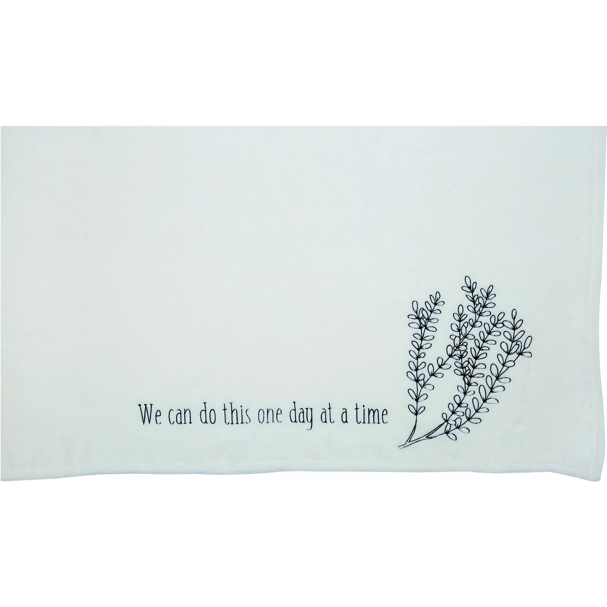 One Day at a Time 50" x 60" Travel Blanket with Carry Case - Image 7